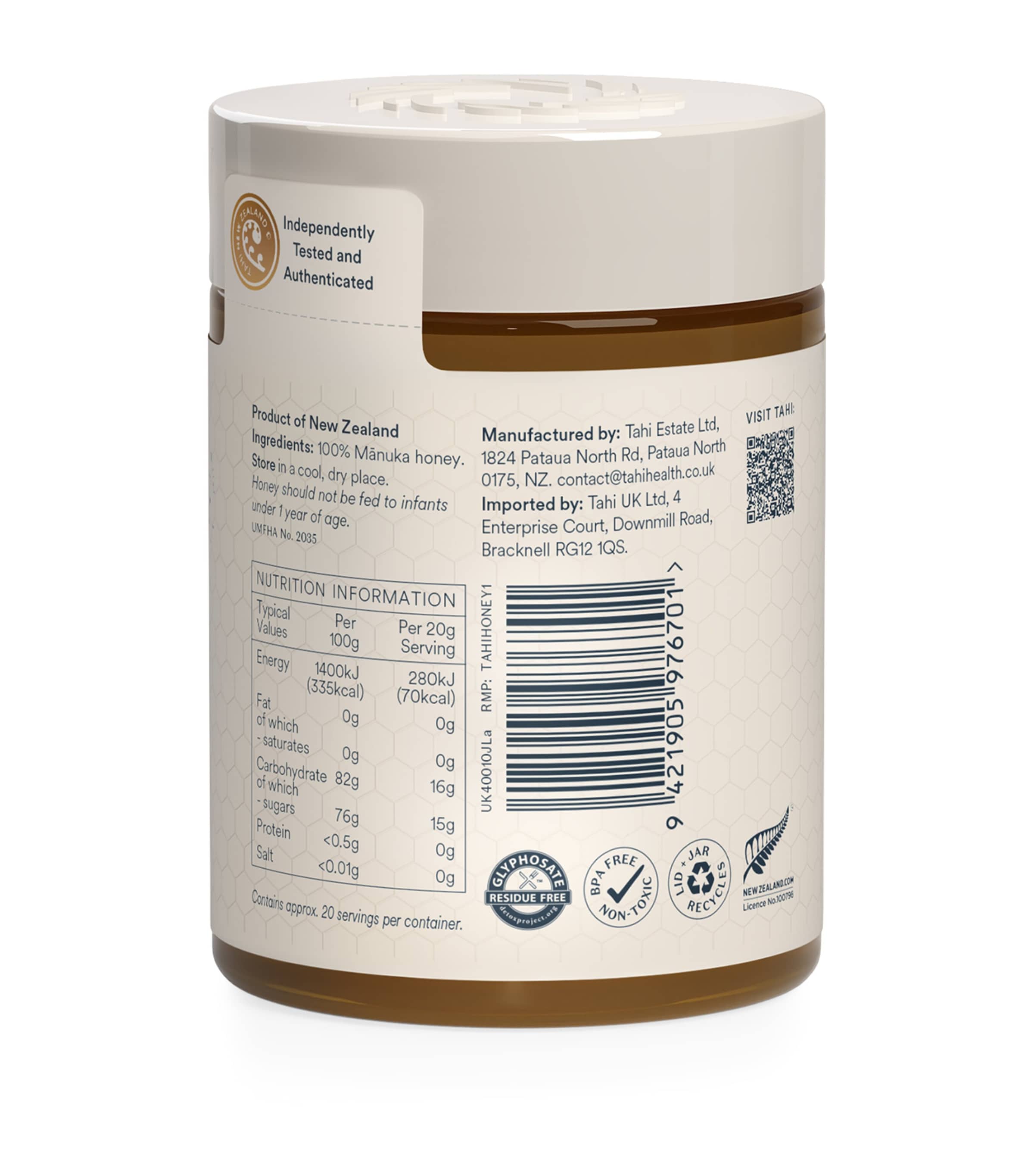 Manuka Honey UMF™ 10+ / MGO 263+ (400g) NO COLOUR Image 2