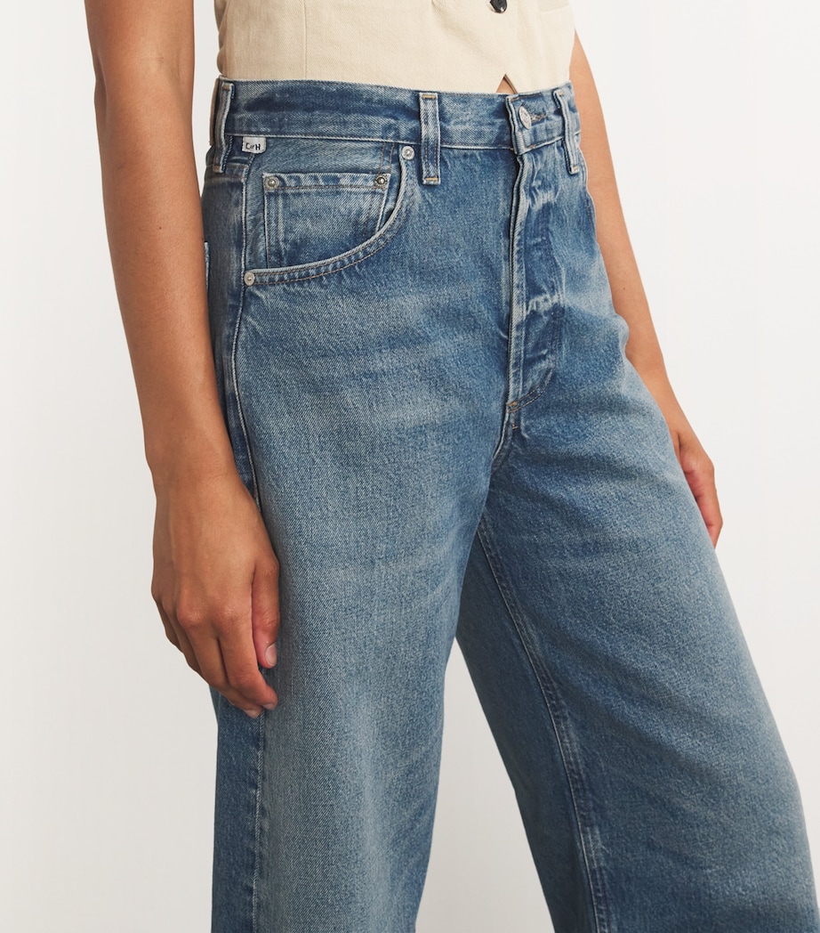 Raw-Hem Ayla Cropped Jeans DOHENY (LT INDIGO) Image 6