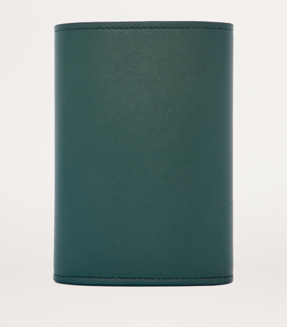Small Leather Pebble Wallet DEEP FOREST Image 2