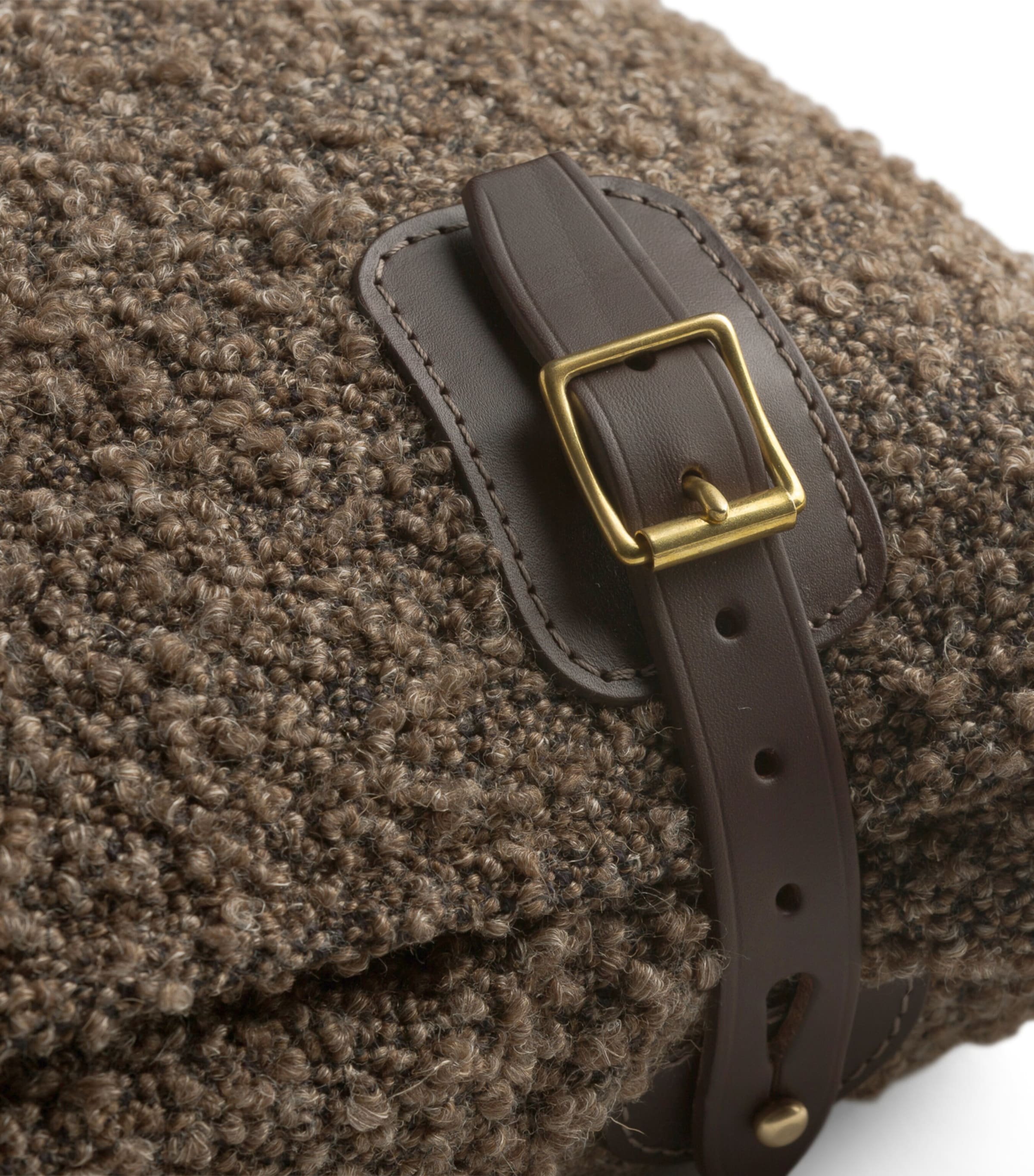 Wool-Blend Attenborough Buckle Cushion (45cm x 45cm) HYENA Image 2