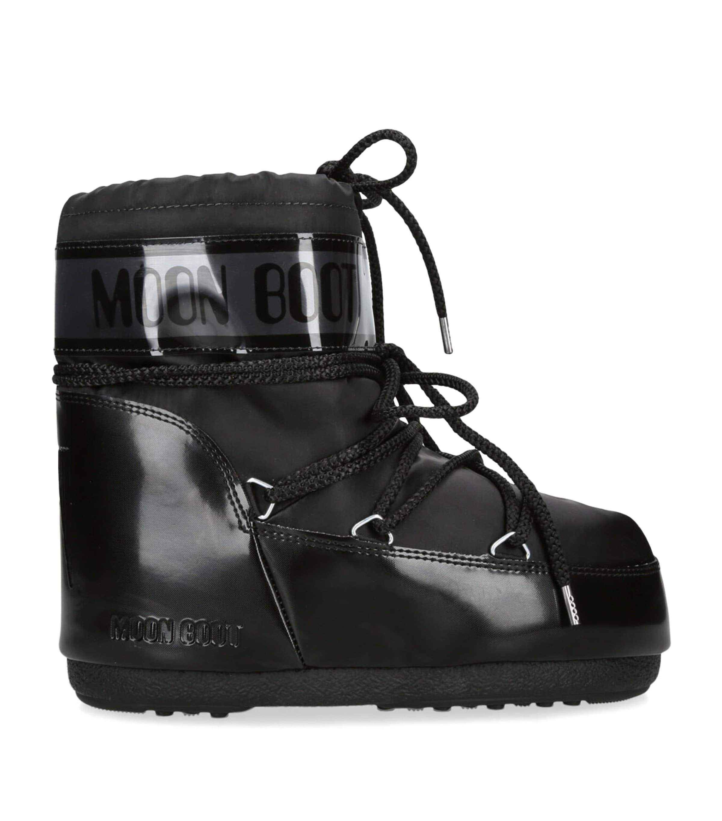 Icon Low Glance Ankle Boots BLACK Image 1
