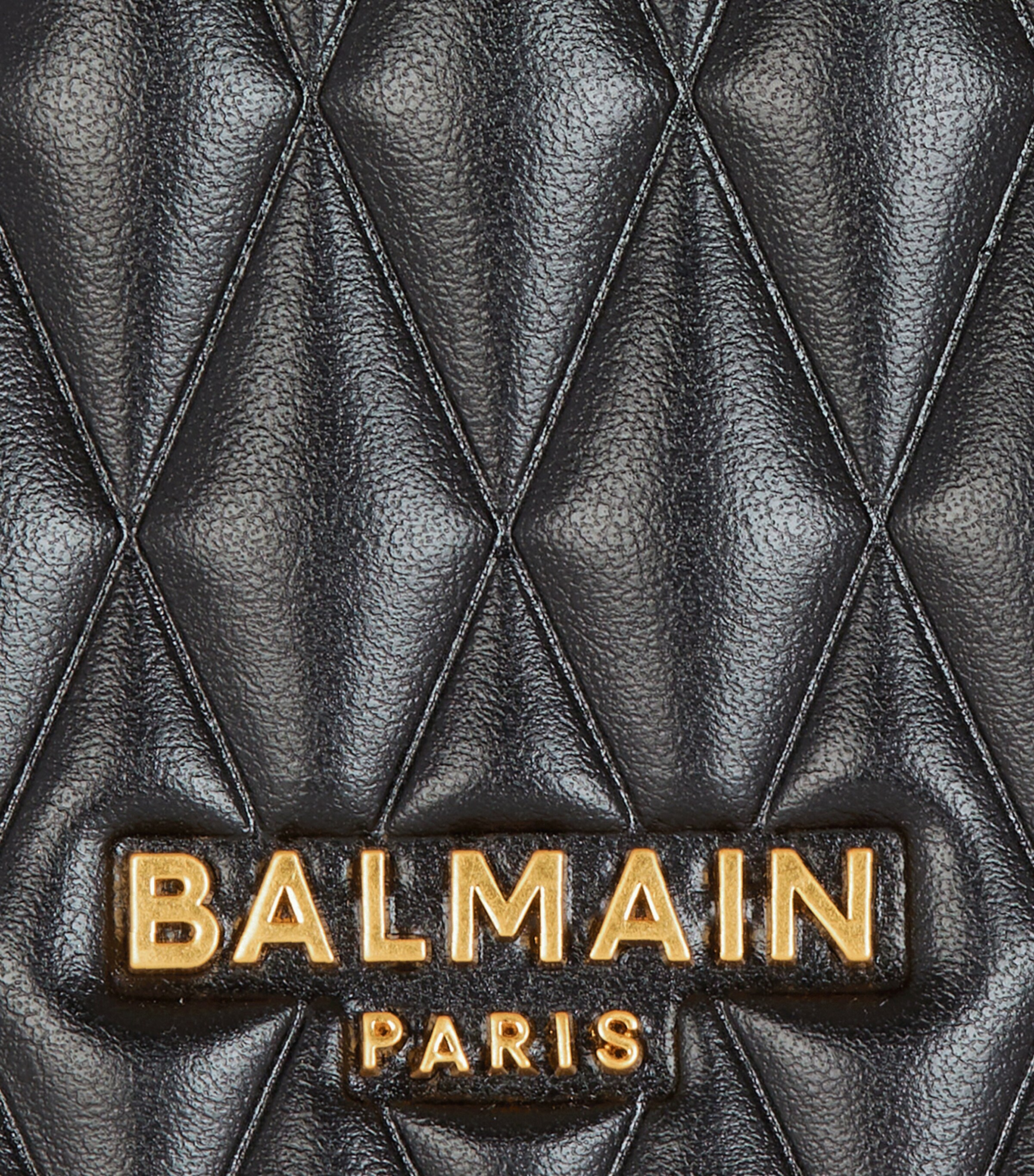 Balmain Small Jolie Madame Top-Handle Bag Ead Noir/or Image 5