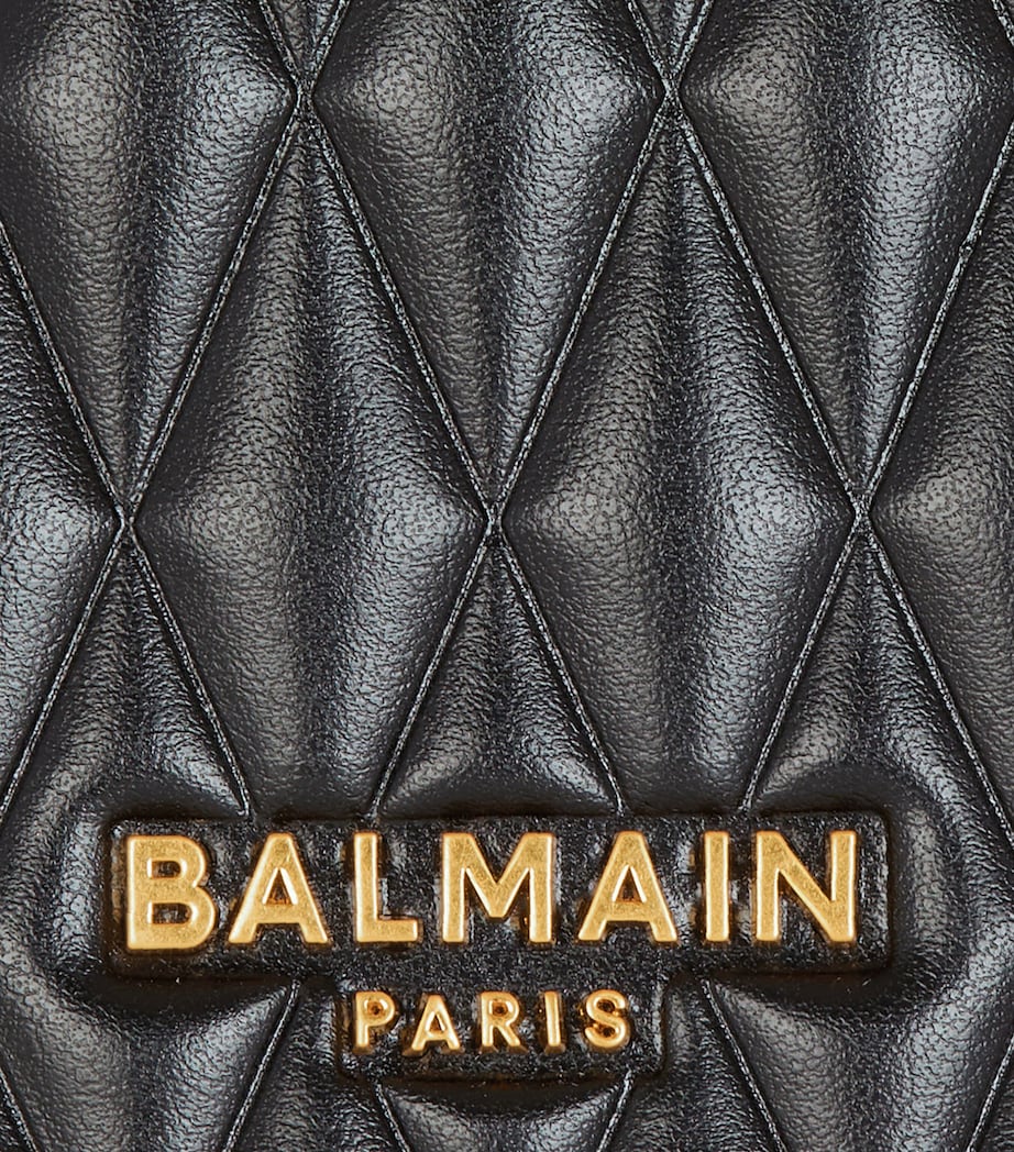 Balmain Small Jolie Madame Top-Handle Bag Ead Noir/or Image 5