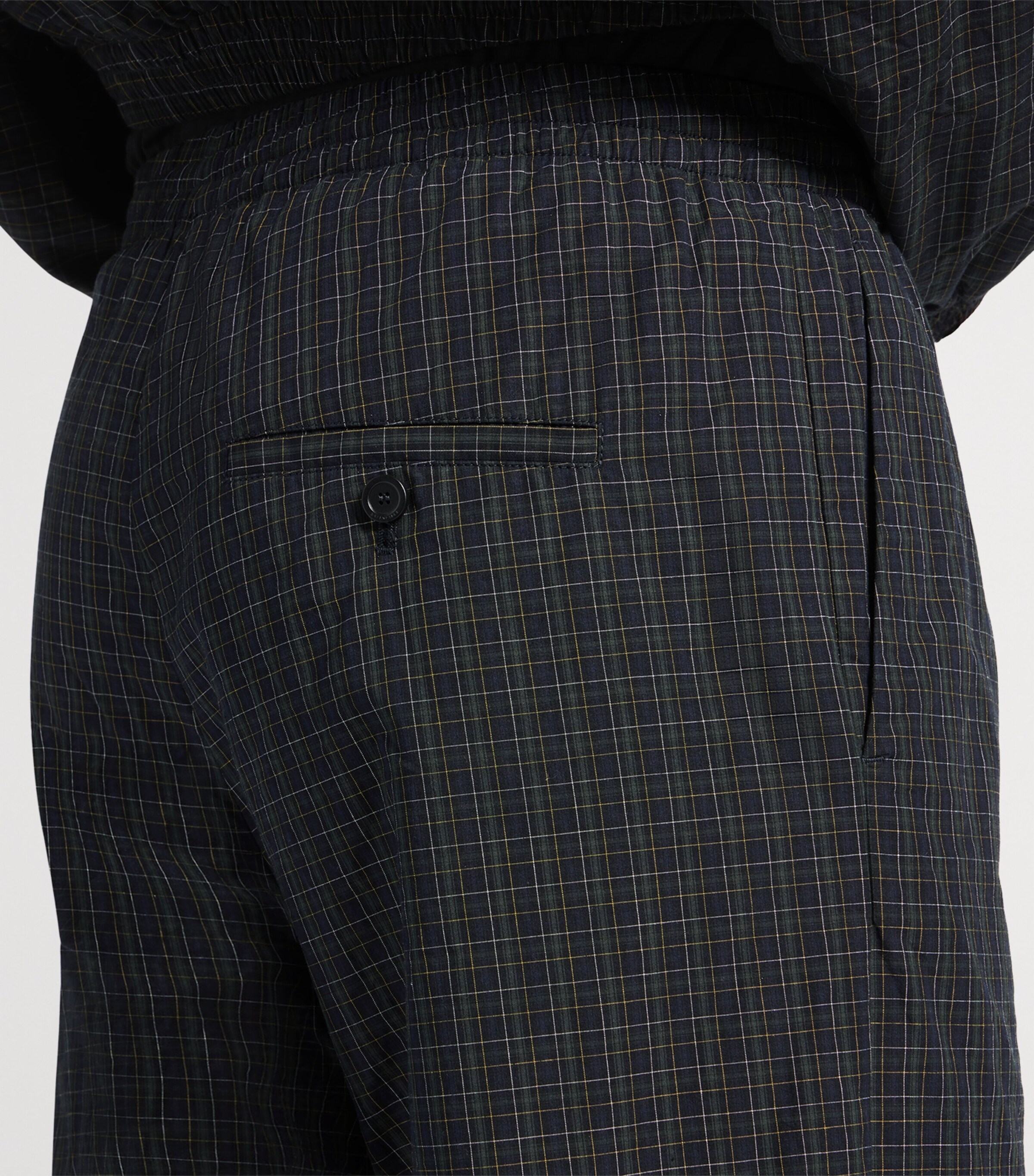Balenciaga Mens Cotton Check Track Sweatpants Image 6