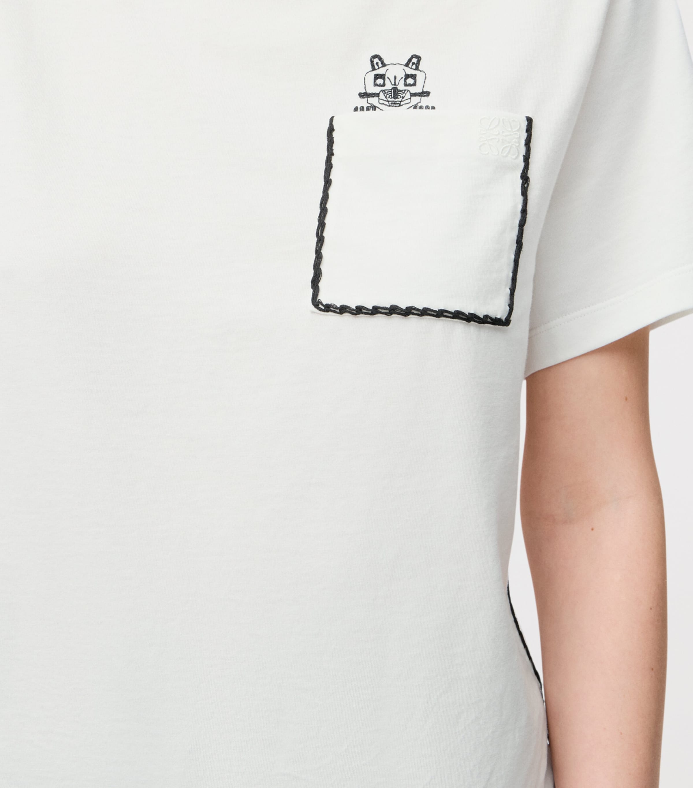 x Louis Wain Stretch-Cotton T-Shirt WHITE Image 6