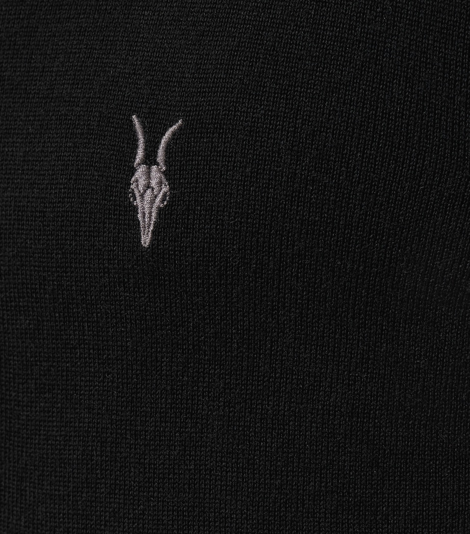Merino Wool Mode Hoodie BLACK Image 8