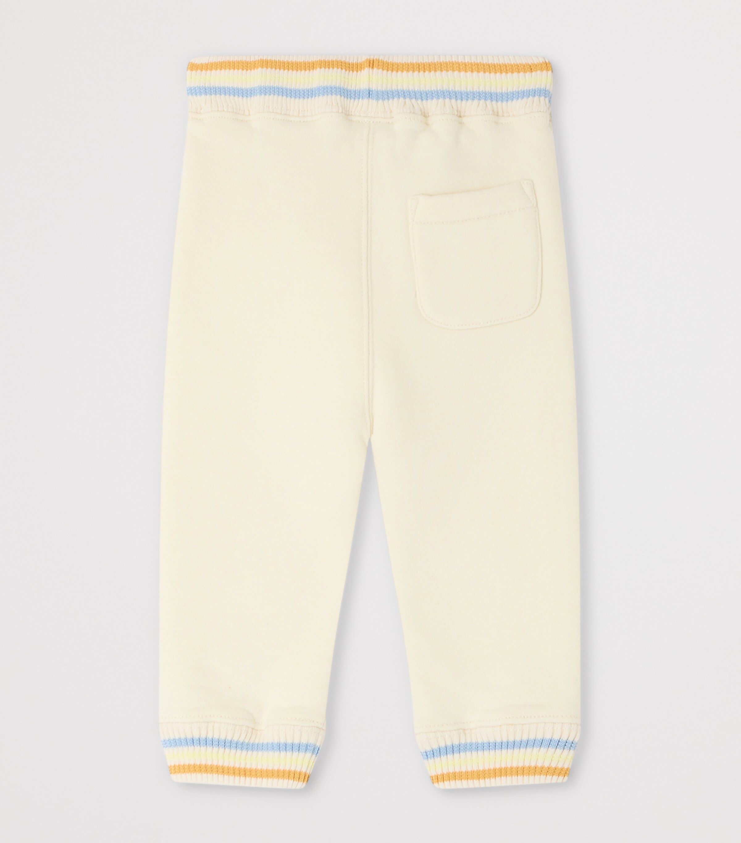 Bonpoint Cotton Sweatpants (6-18 Months) Upb Ecru Image 2