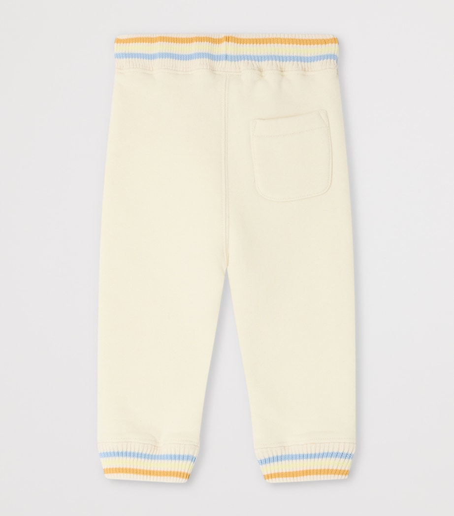 Bonpoint Cotton Sweatpants (6-18 Months) Upb Ecru Image 2