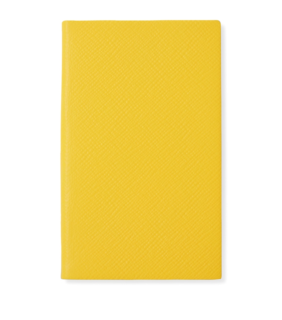 Leather Panama Notebook LEMON Image 1