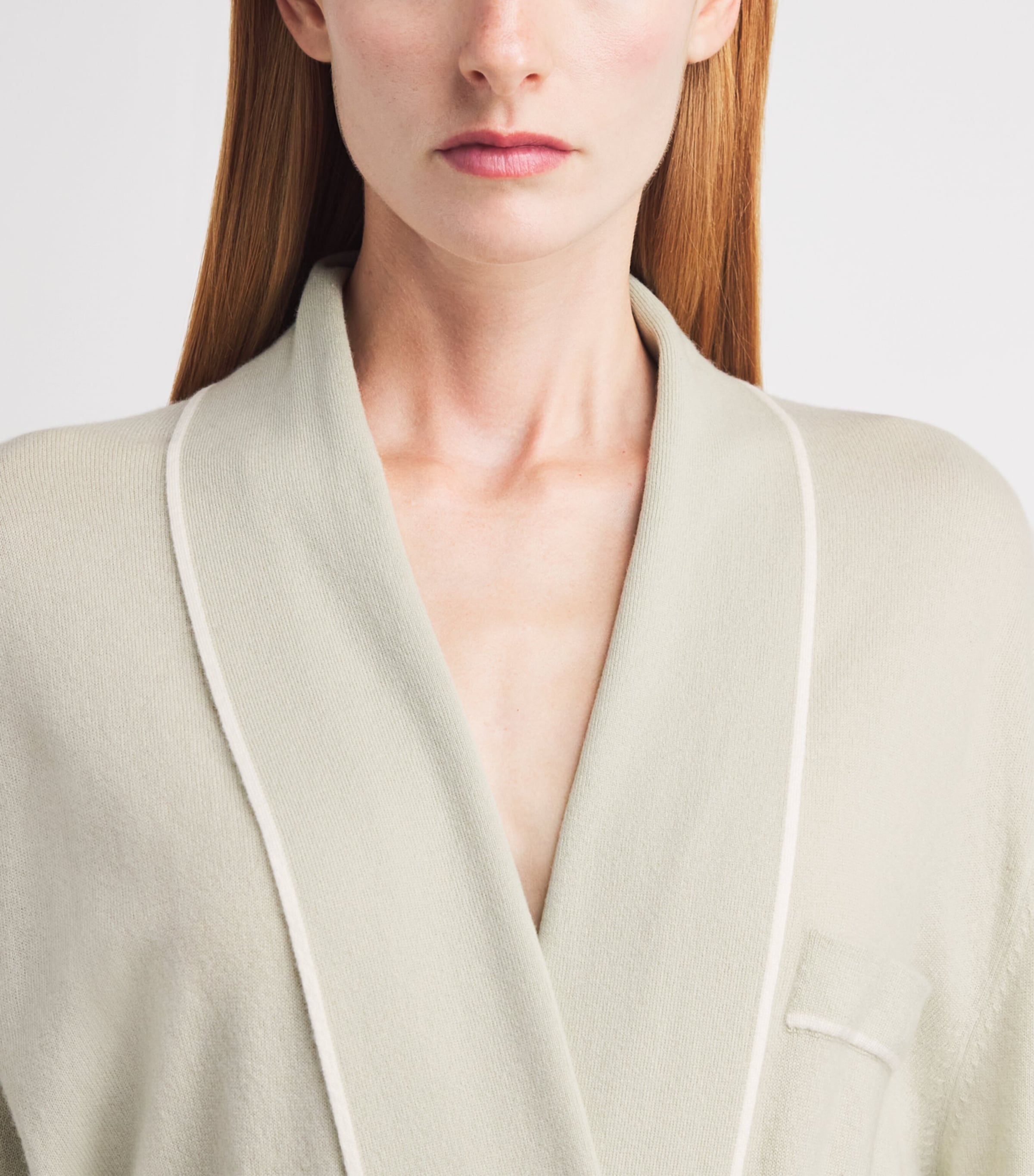 arch 4 Womens Kid Cashmere Whitehall Place Robe Laurel Green Image 3