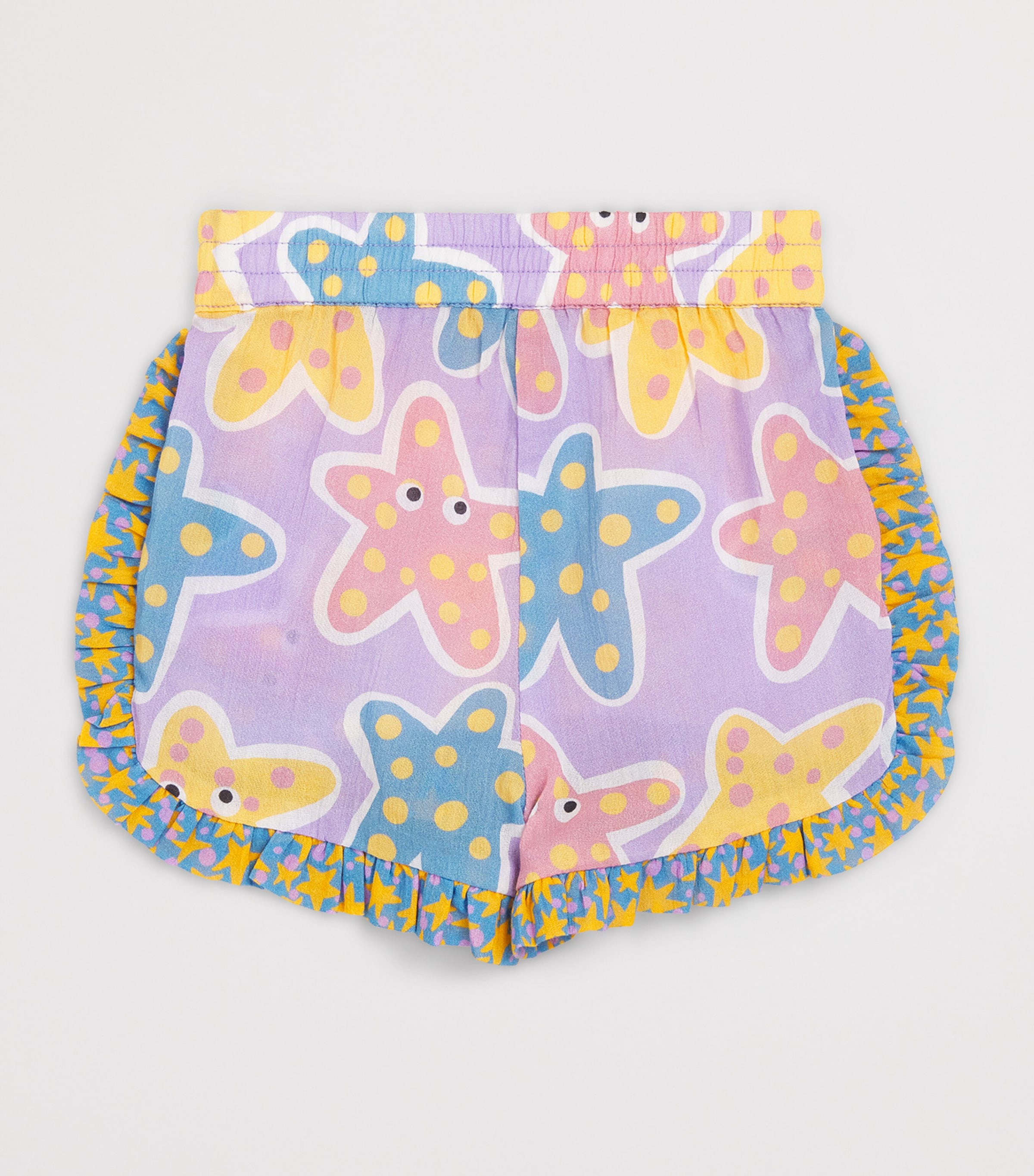 Stella McCartney Kids Starfish Print Sweat Shorts (3-36 Months) Image 2