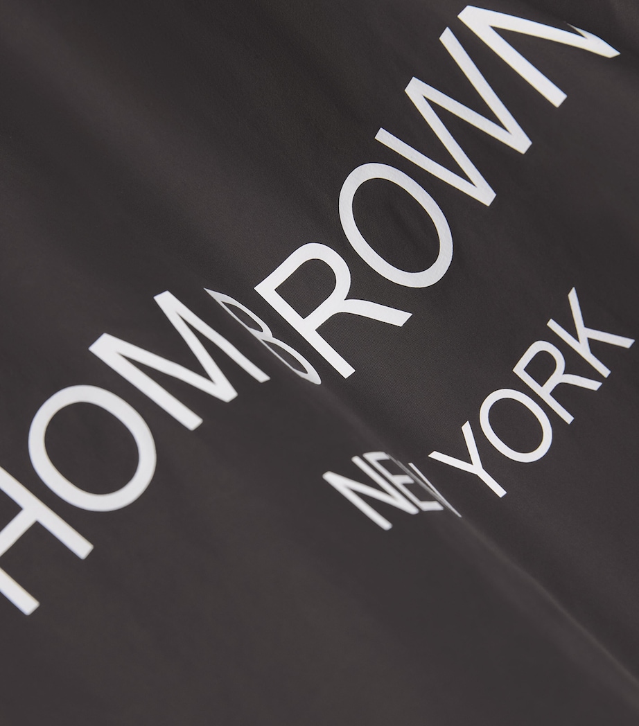 Technical Packable Logo Jacket DARK GREY Image 5