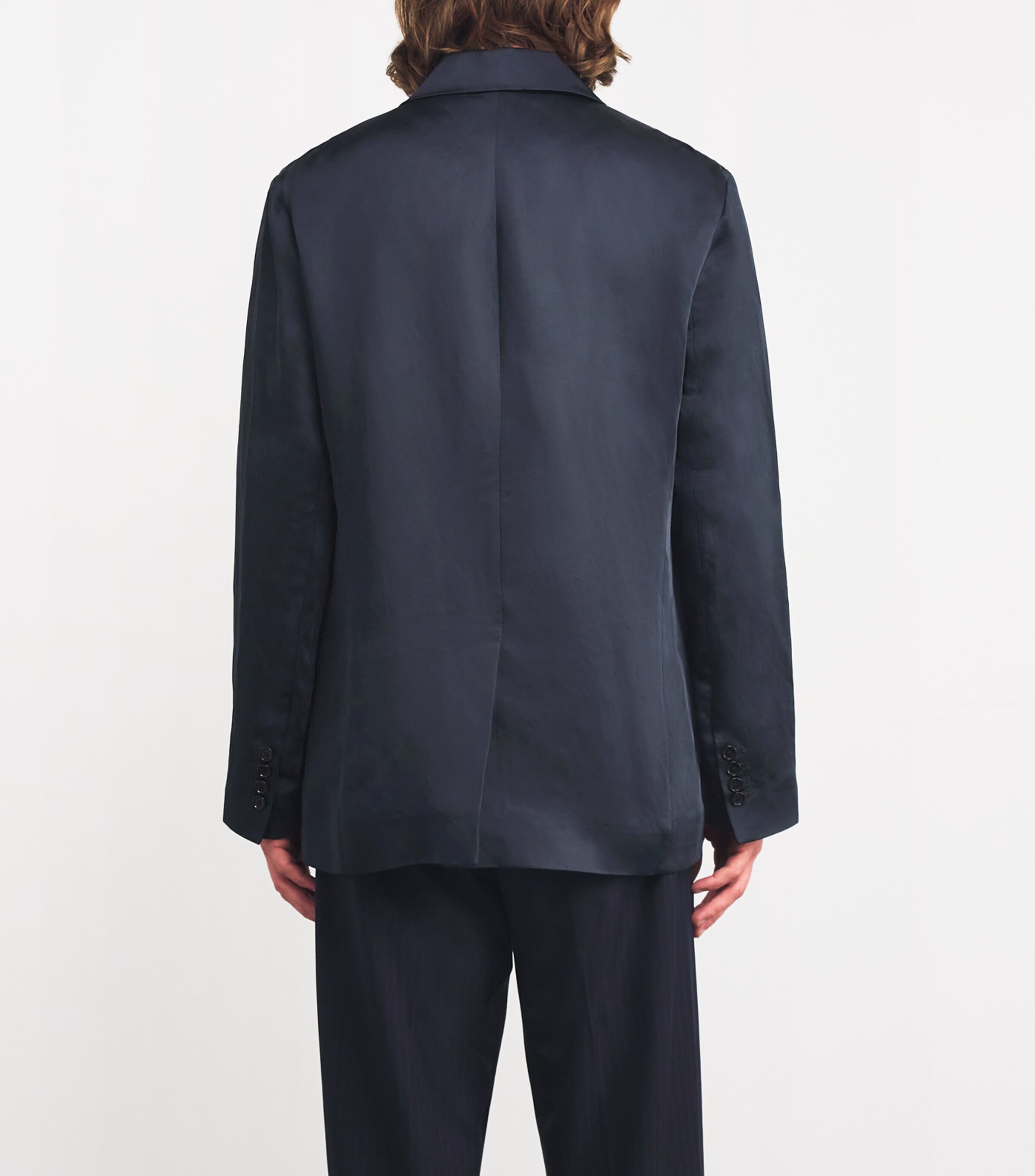 Double-Breasted Blazer BLACK Image 4