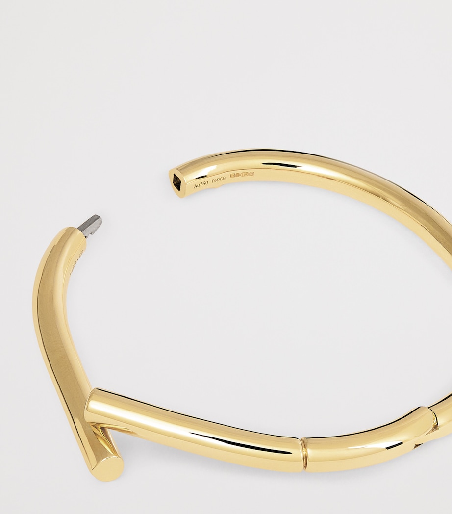 Yellow Gold and Emerald Oera Bangle YELLOW GOLD Image 4