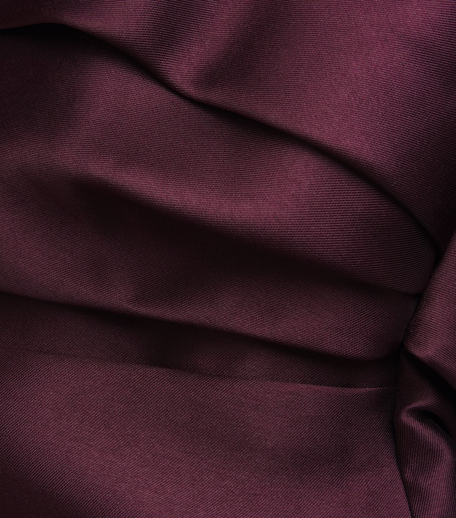 Solace London Womens Satin Lucine Maxi Dress Grape Image 6
