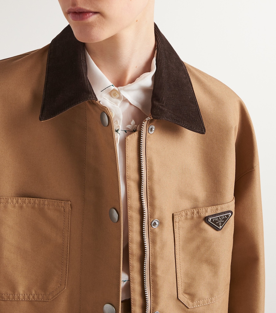 Technical Canvas Triangle Jacket F0040 Image 3