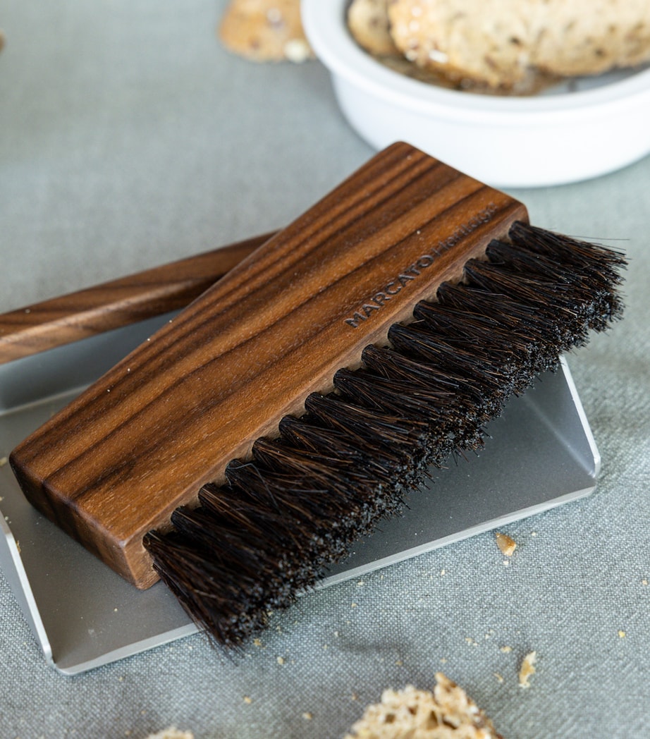 Briciola Brush and Crumb Catch DARK COLOUR WOOD Image 7