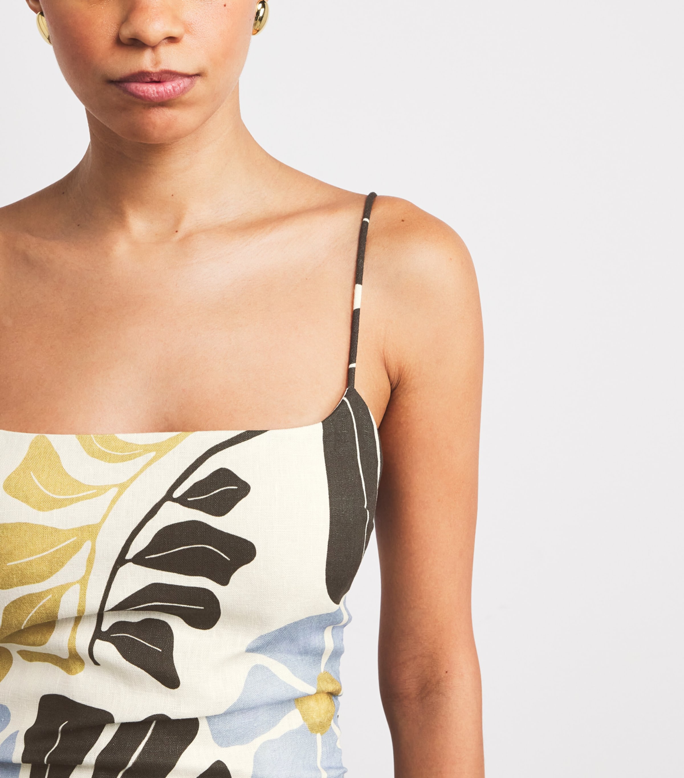 Linen Lola Mini Dress FIORELLO VERDE Image 4