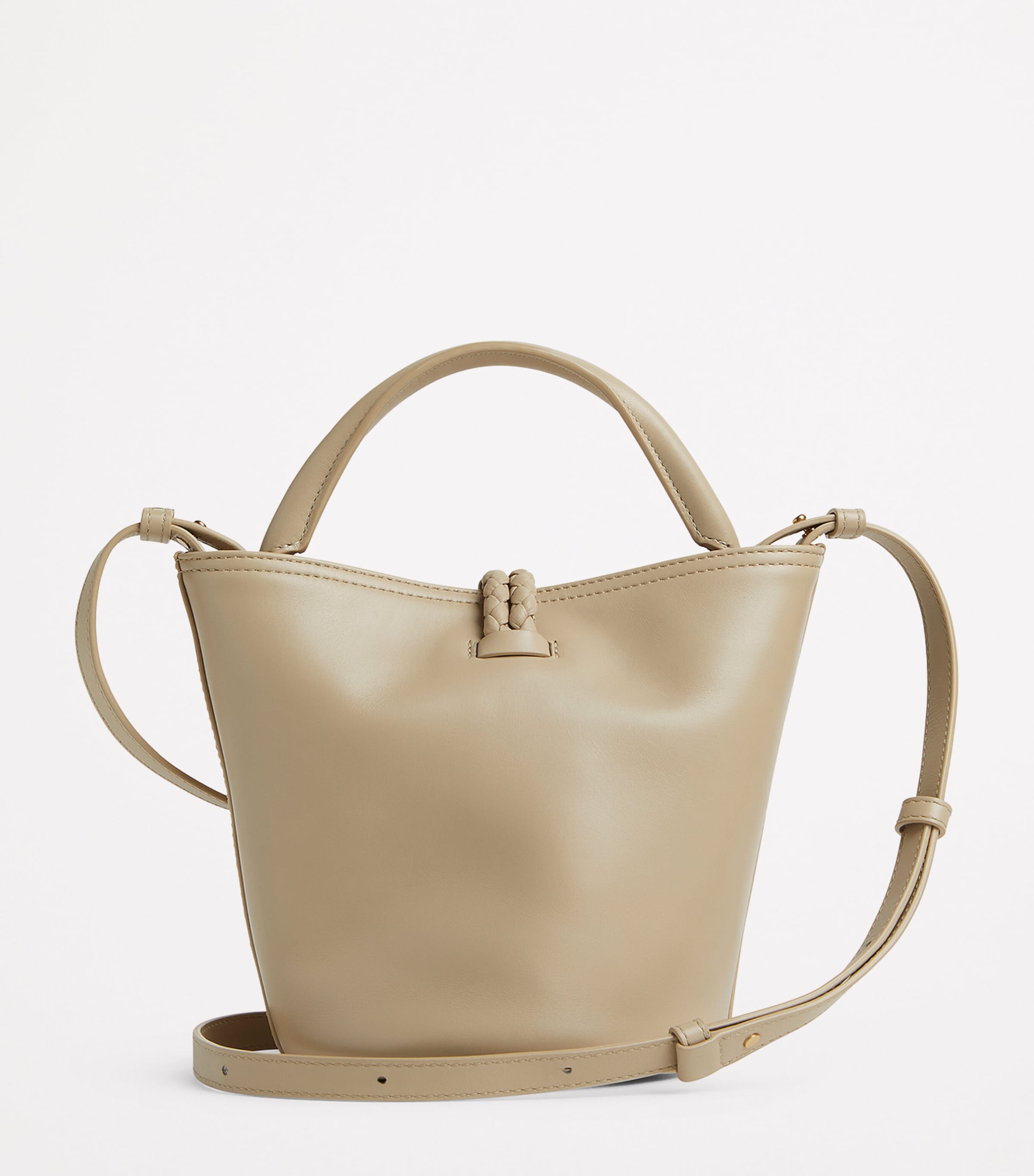 Bottega Veneta Small Leather Liberta Bucket Bag Image 2