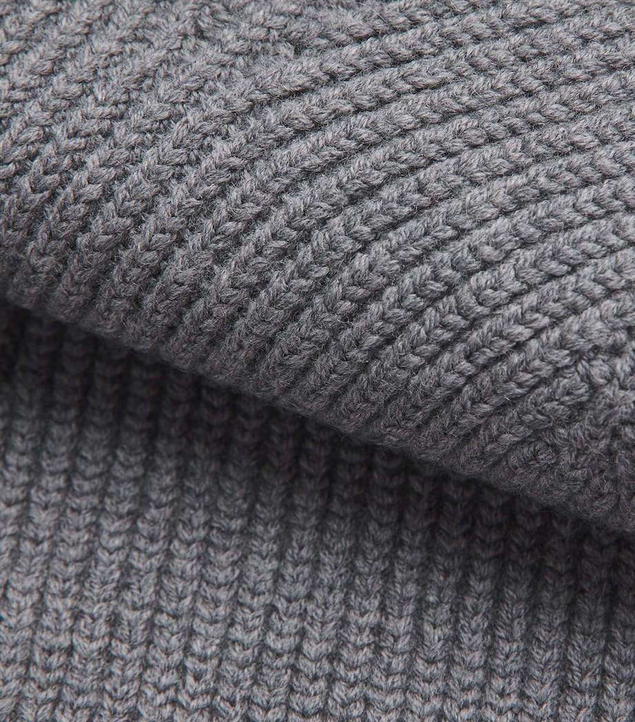 Jil Sander Womens Wool-Blend Bustier Top Basalt Image 6