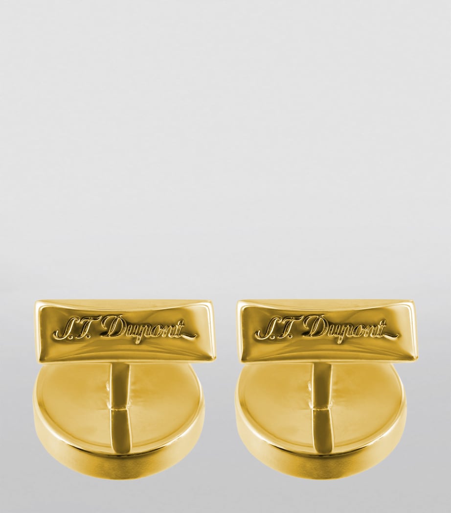 Iconic Logo Cufflinks GOLD Image 4
