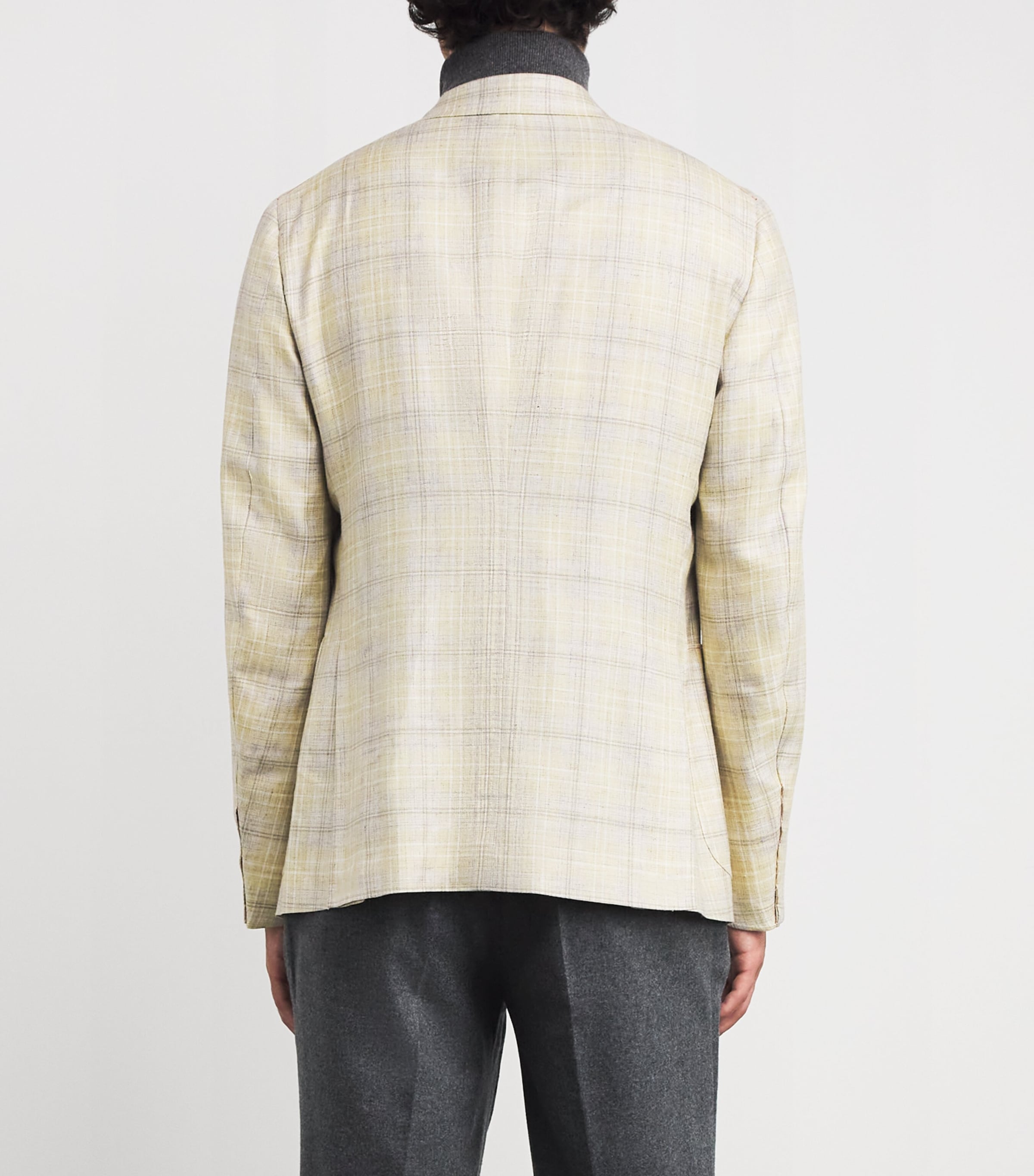 Wool-Silk-Linen Capri Blazer 050 Image 4
