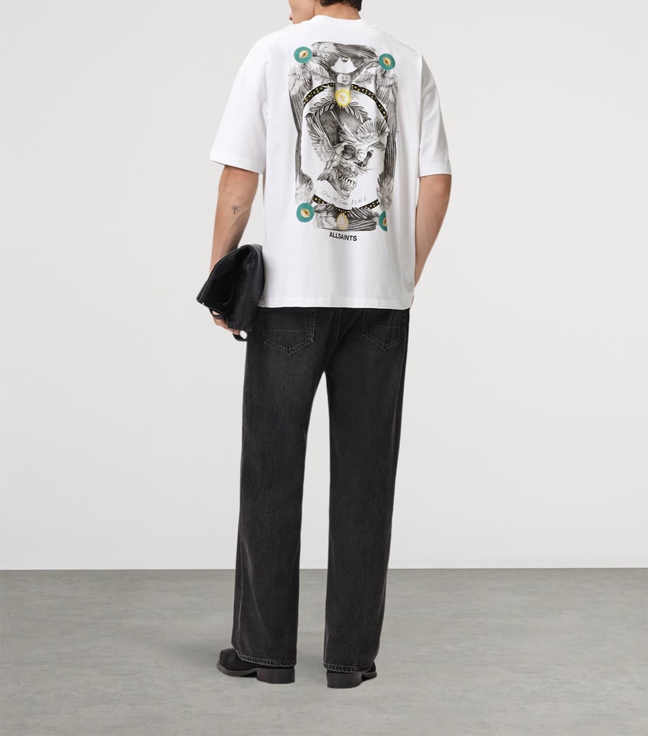 Cotton Mysteries Graphic T-Shirt OPTIC WHITE Image 4