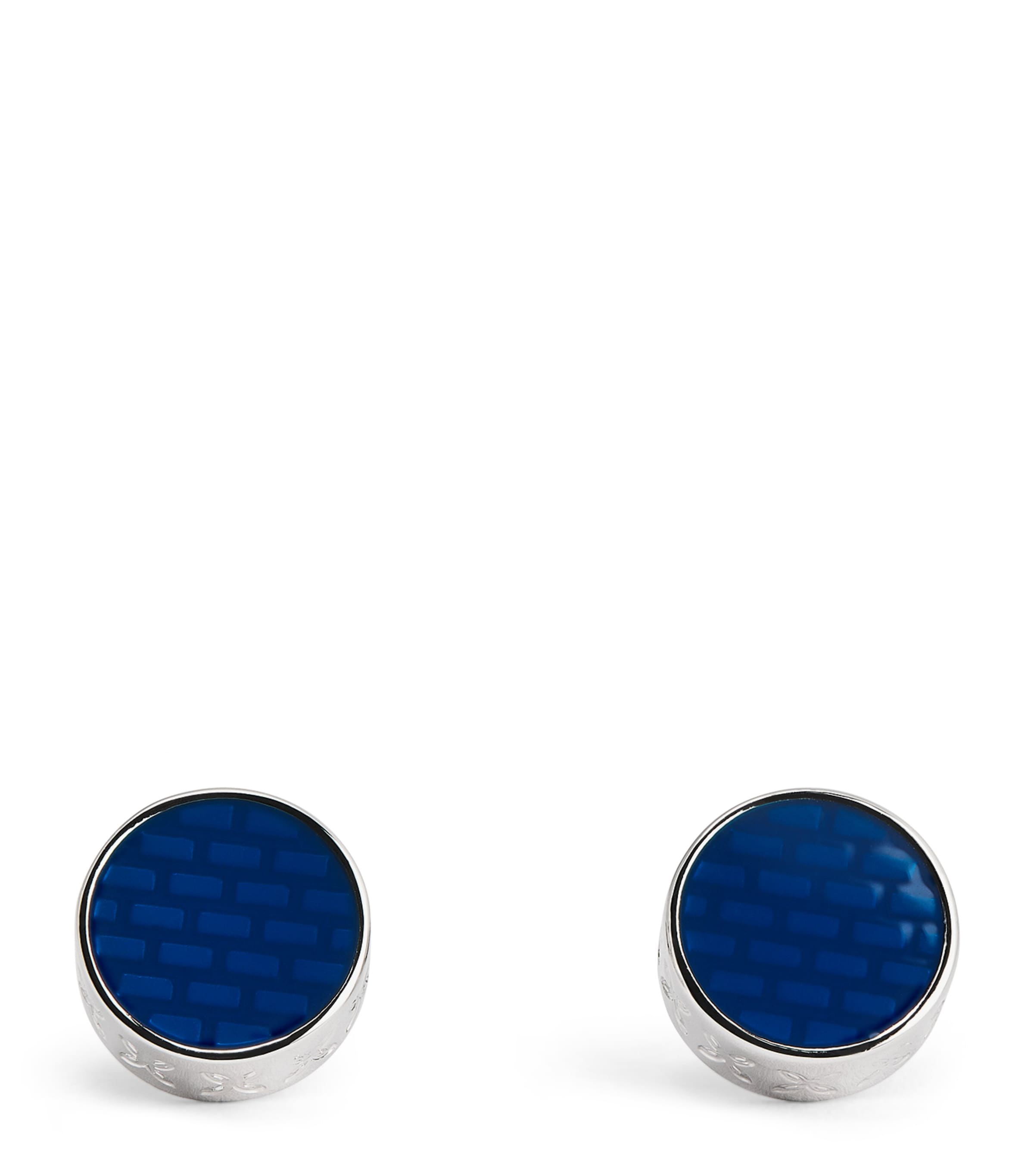 Tateossian Enamel-detail Thompson Brick Cufflinks In Metallic