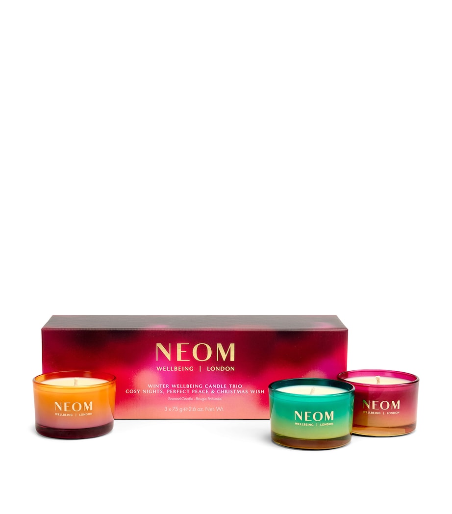 Winter Wellbeing Candle Trio Gift Set (3 x 75g) NO COLOUR Image 1
