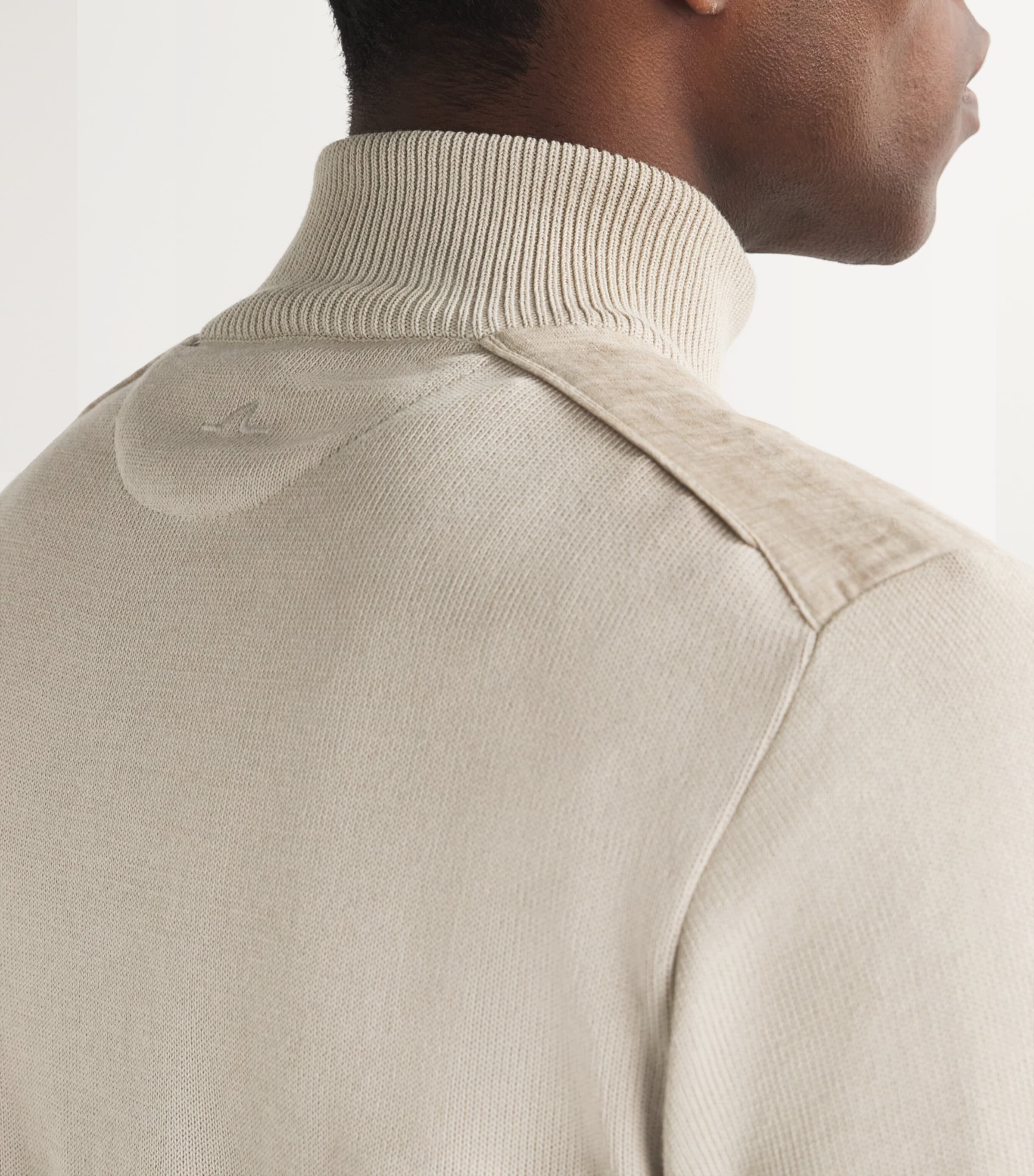 Cotton-Linen Fresco Sweater 348BEIGE Image 6