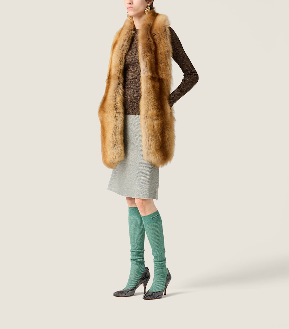 Lamé Ribbed Sweater F0005 Image 2