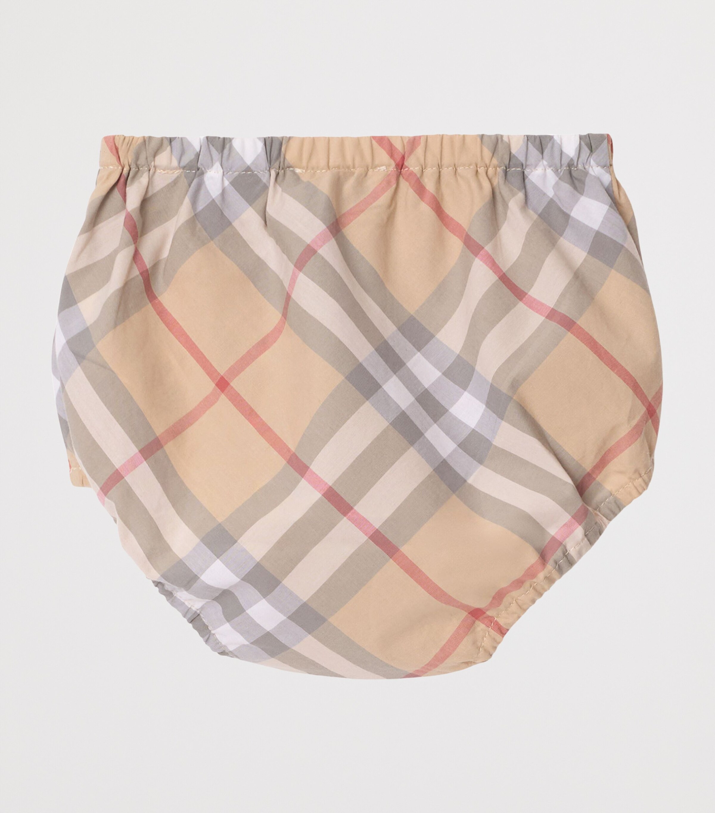 Check Dress and Bloomers Set (1-18 Months) PALE STONE IP CHECK Image 5