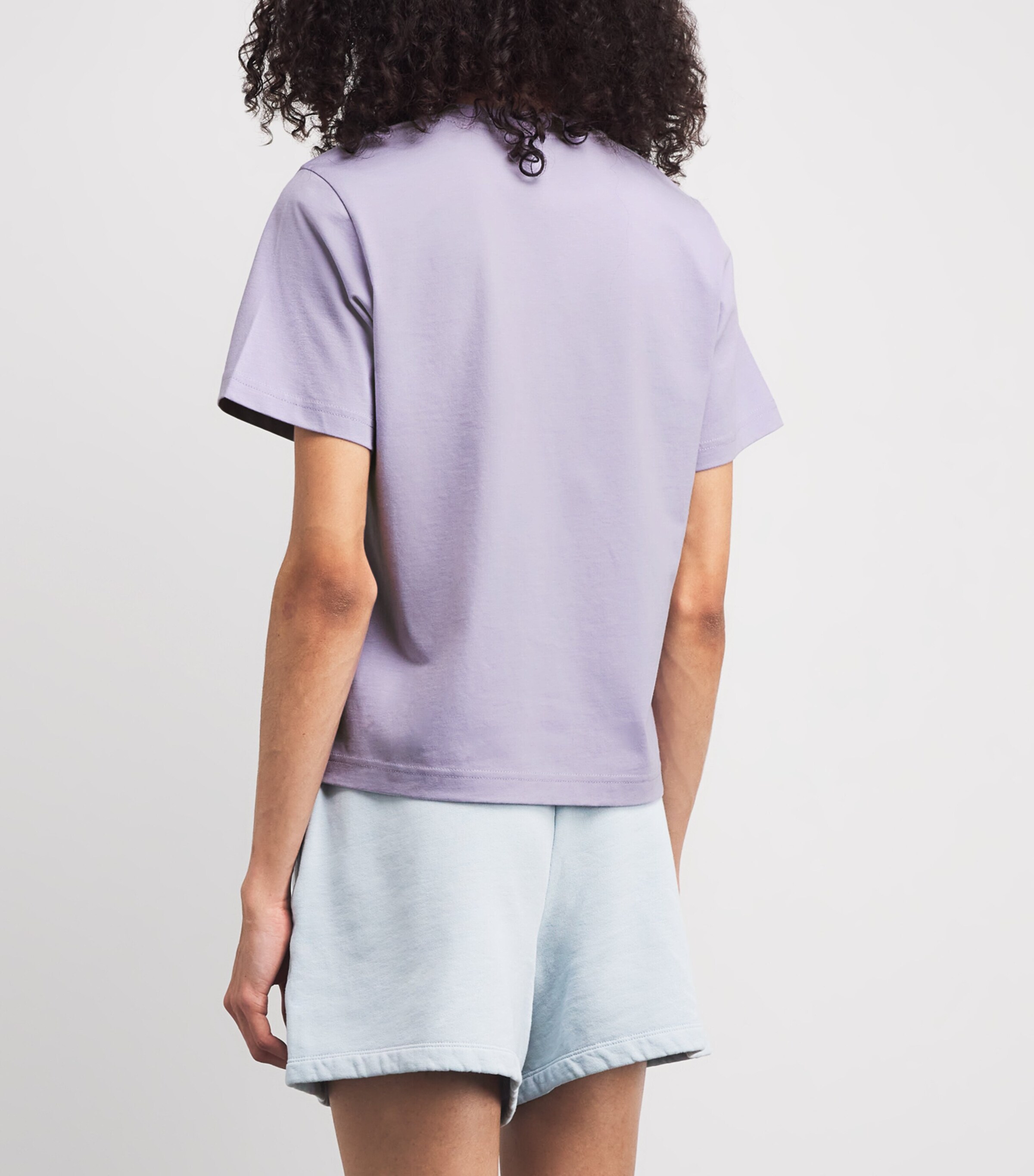 Cotton Wild Flowers Logo T-Shirt HEATHER MIST Image 4