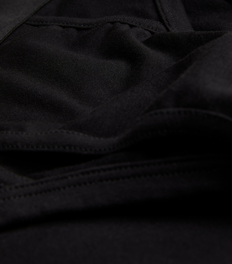 Stretch-Cotton Logo Briefs (Pack of 2) 002 - BLACK Image 9