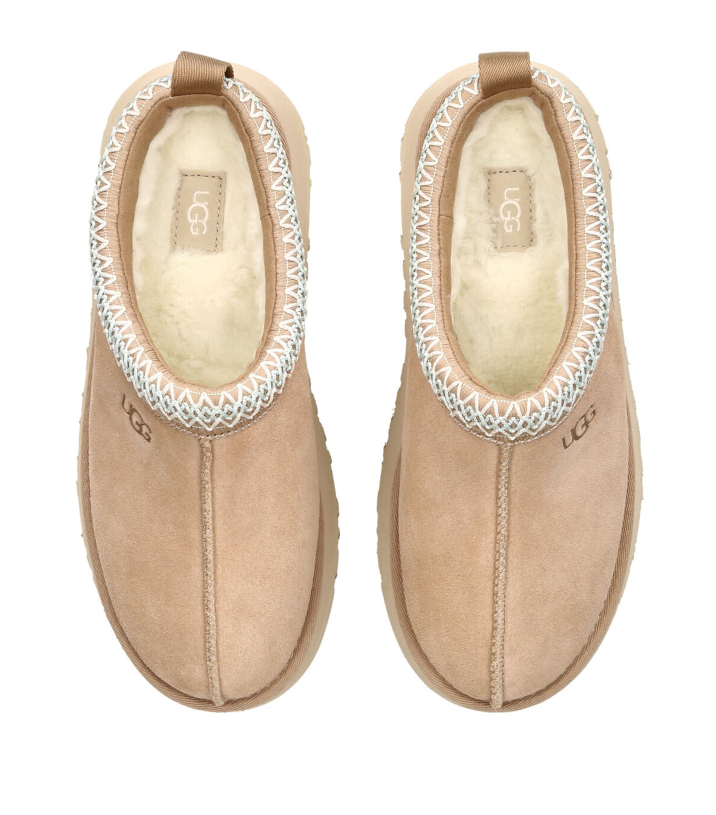 Suede Tazz Slippers BEIGE Image 4