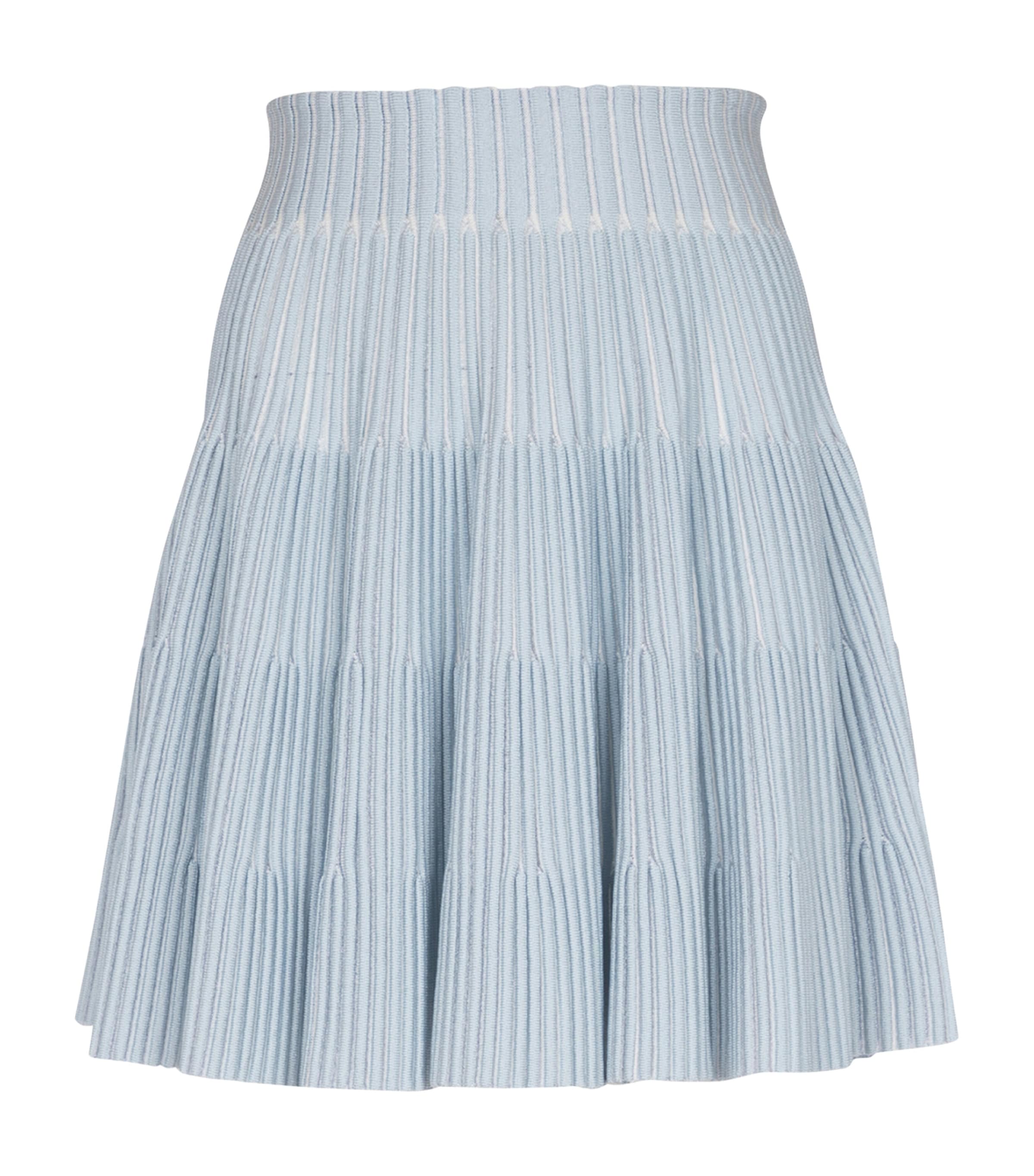 Shop Balmain Knit Mini Skirt