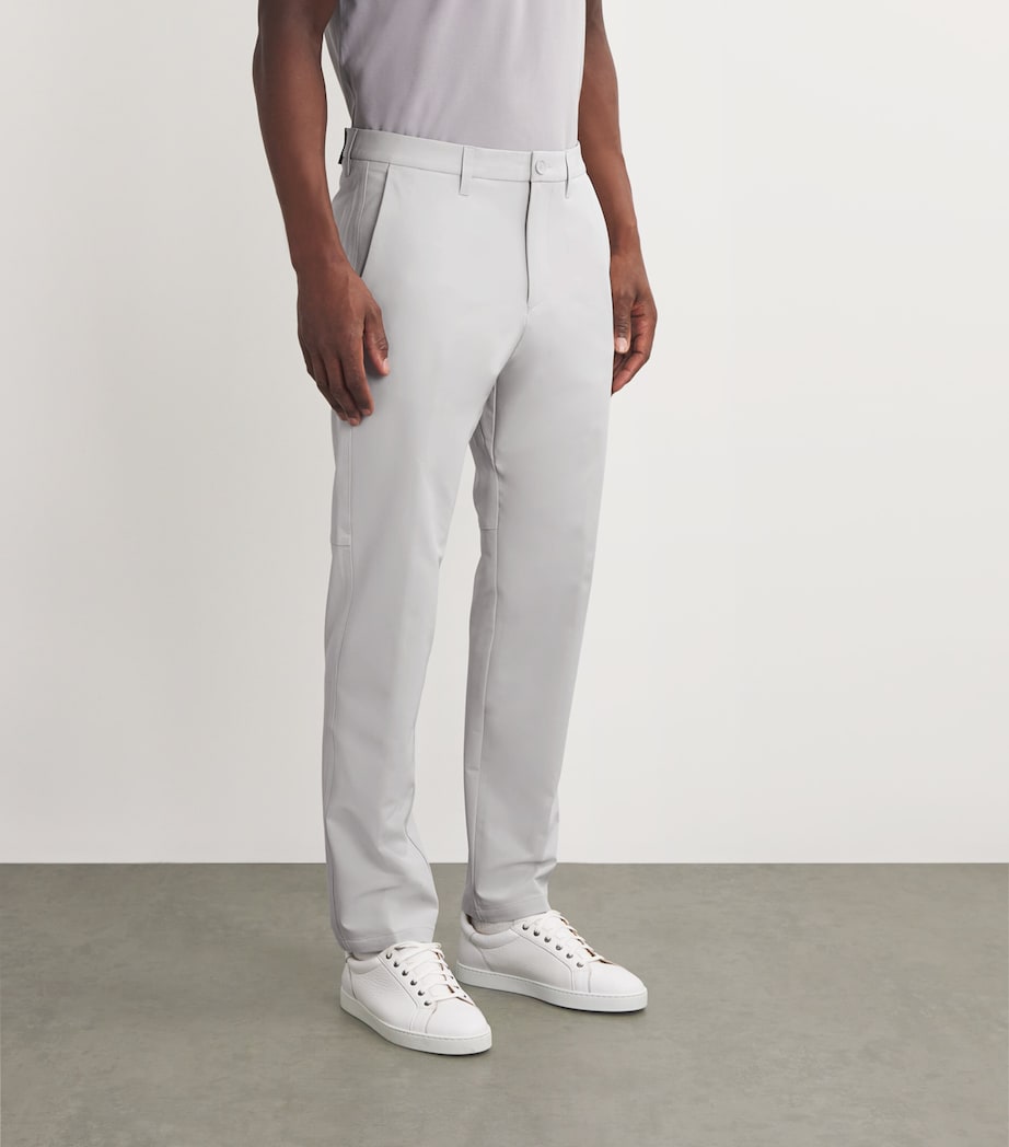 High-Stretch Commuter Trousers PASTEL GREY Image 3