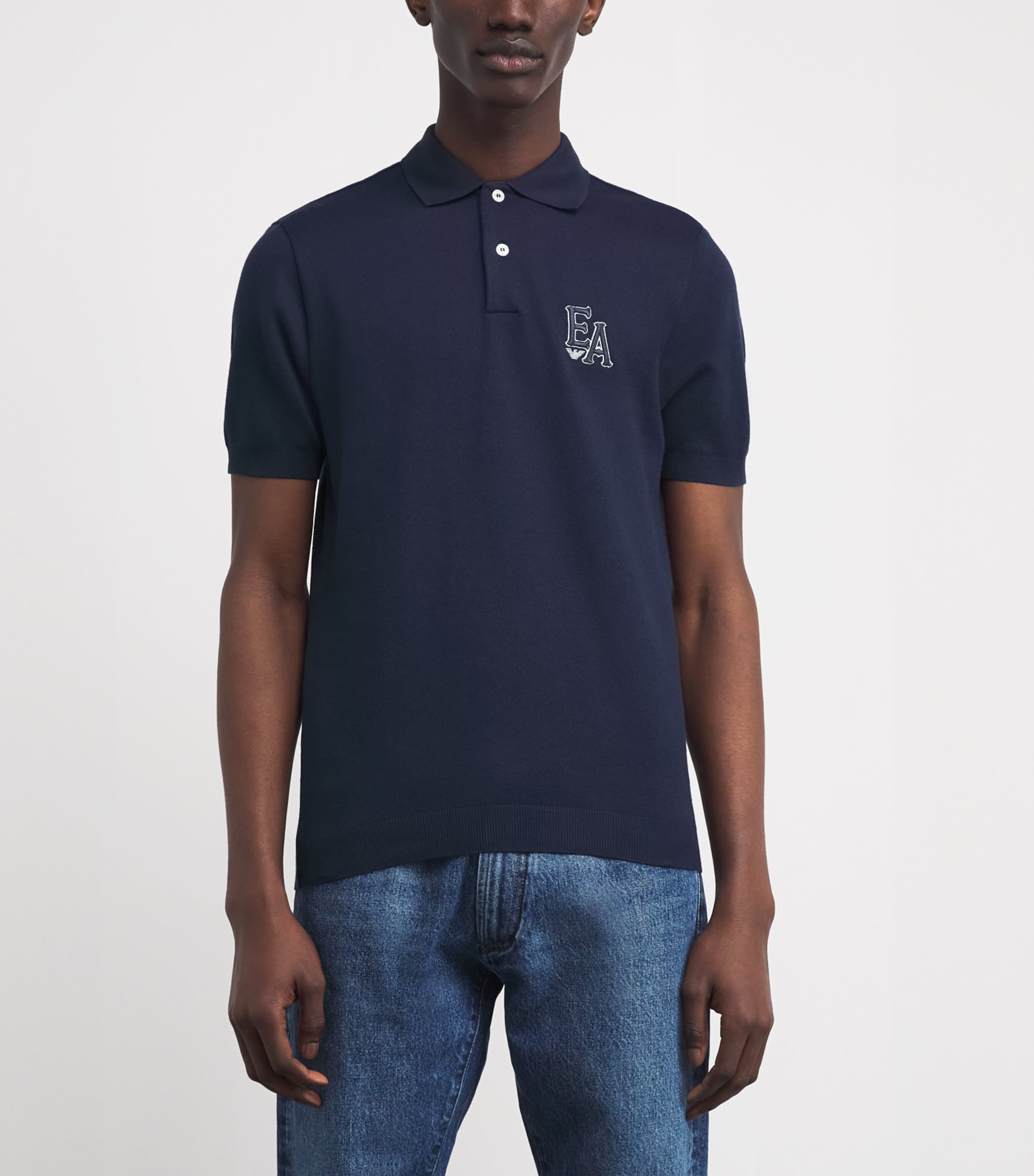 Cotton Logo Polo Shirt UB102 Image 3