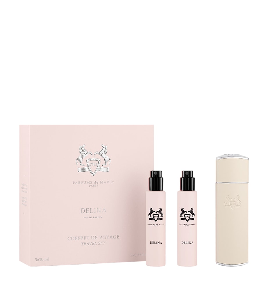 Delina Eau De Parfum Sprays and Case Travel Set (3 x 10ml) NO COLOUR Image 1
