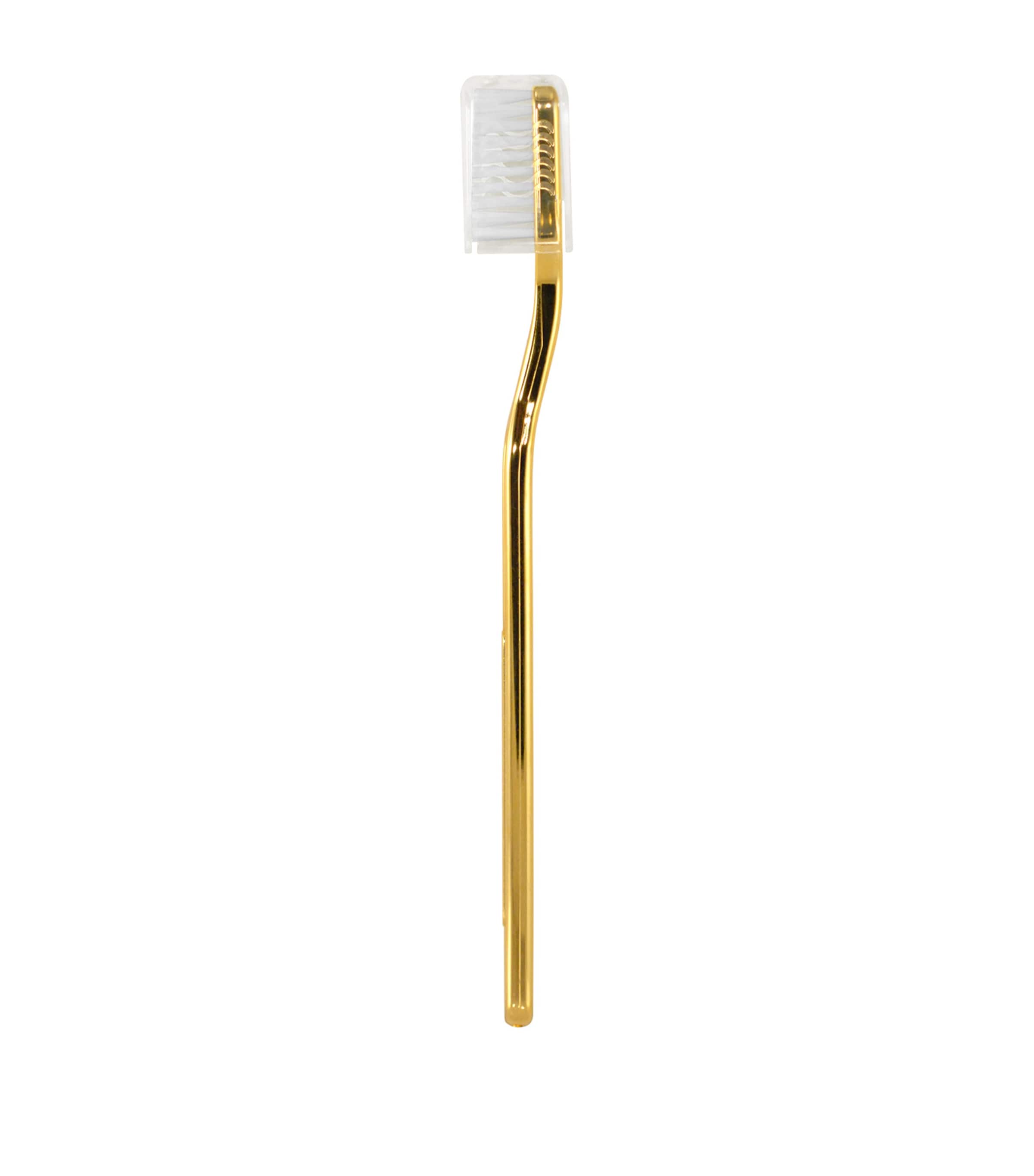 Piave Cosmetics Medium Gold-Plated Toothbrush Image 2