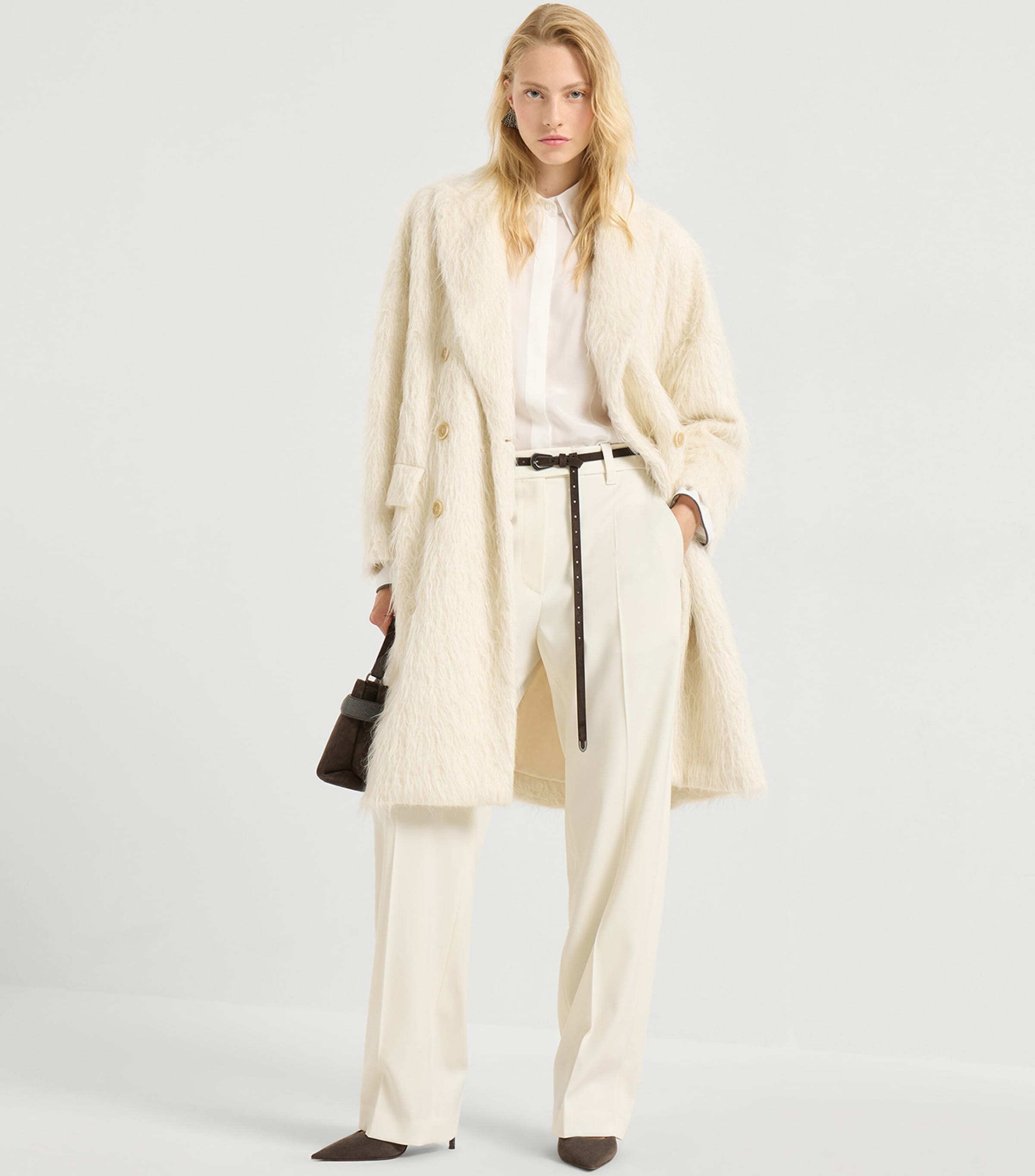 Wool-Blend Gabardine Cigarette Trousers C1062 Image 2