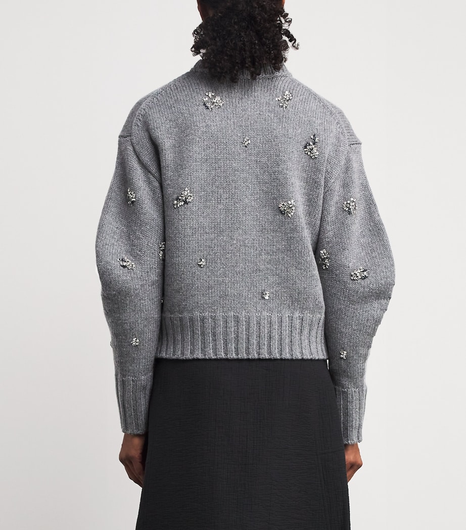 Wool-Cashmere Coraline Sweater BLACK Image 4
