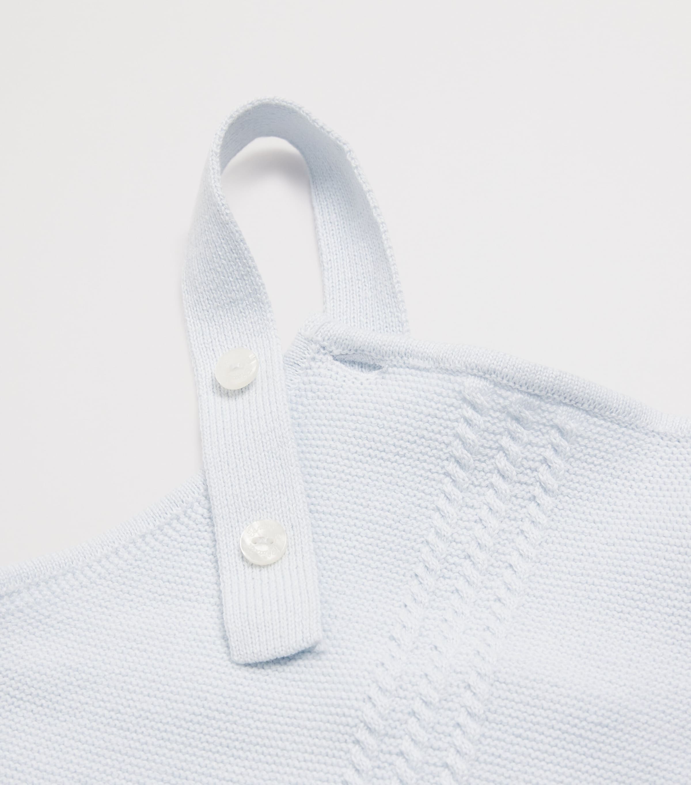 Cotton Knitted Dungarees (1-24 Months) 41CIEL Image 3