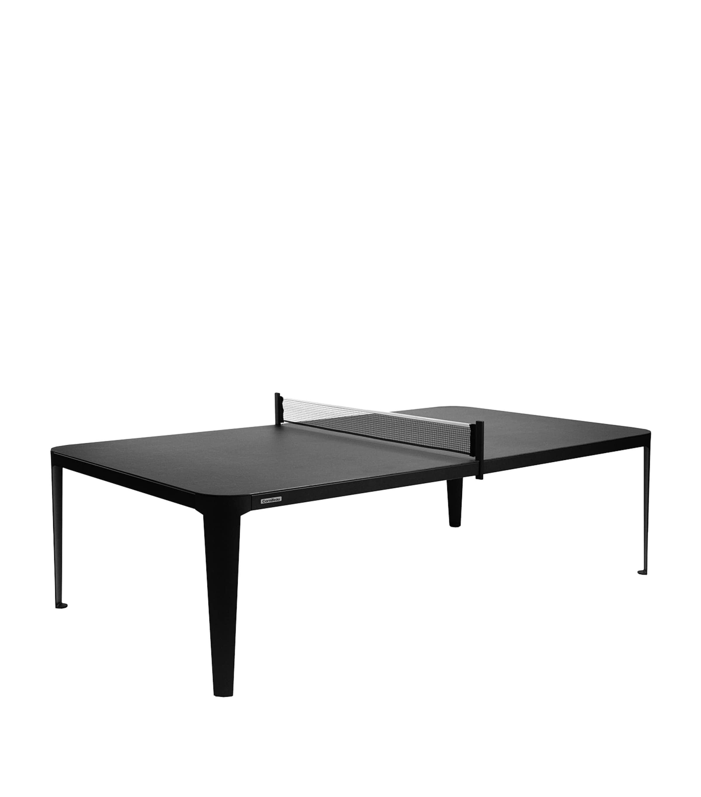 Cornilleau Hyphen Outdoor Ping Pong Table Black Grey/stone Image 1