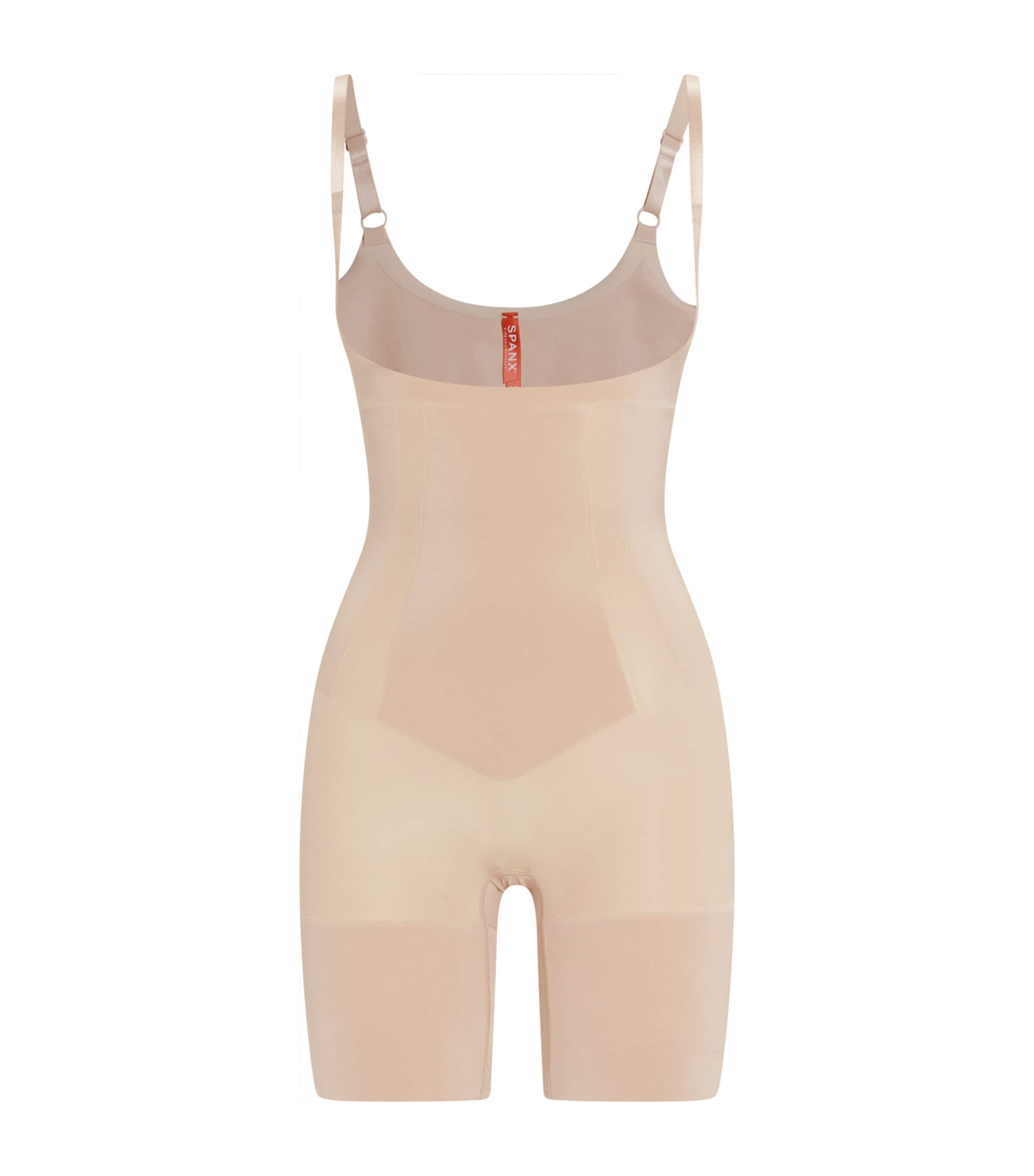 SPANXsculpt OnCore Open-Bust Mid-Thigh Bodysuit - Firm Control NO COLOUR Image 2