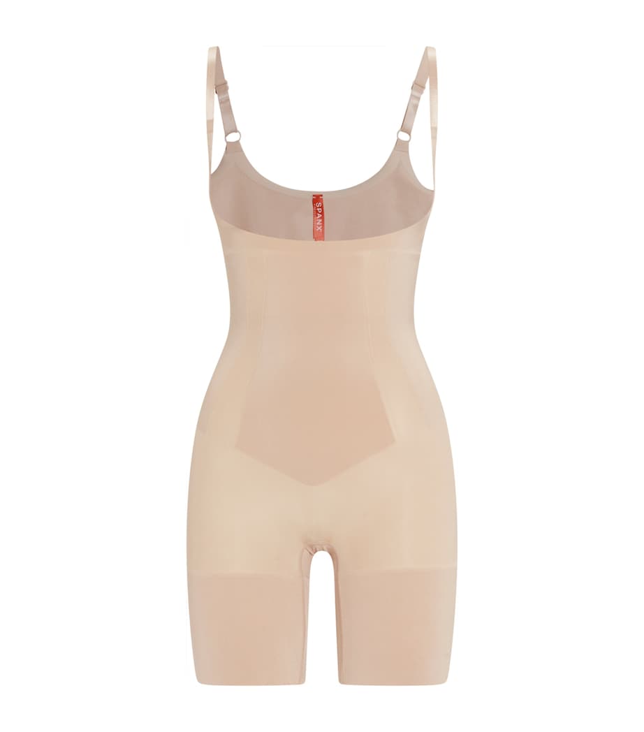 SPANXsculpt OnCore Open-Bust Mid-Thigh Bodysuit - Firm Control NO COLOUR Image 2