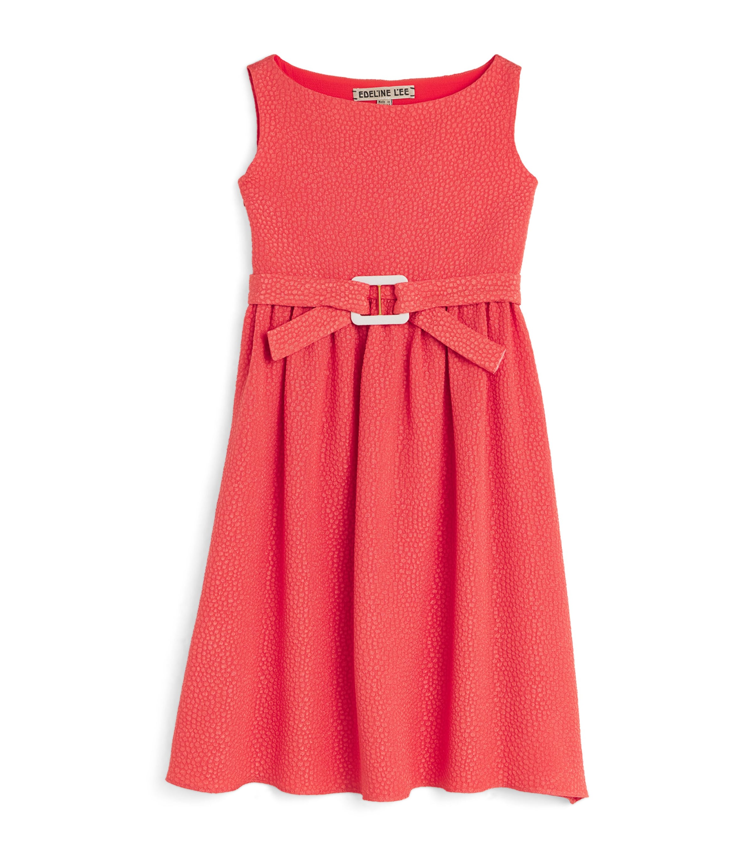 Shop Edeline Lee Ruffled Dress In Pink