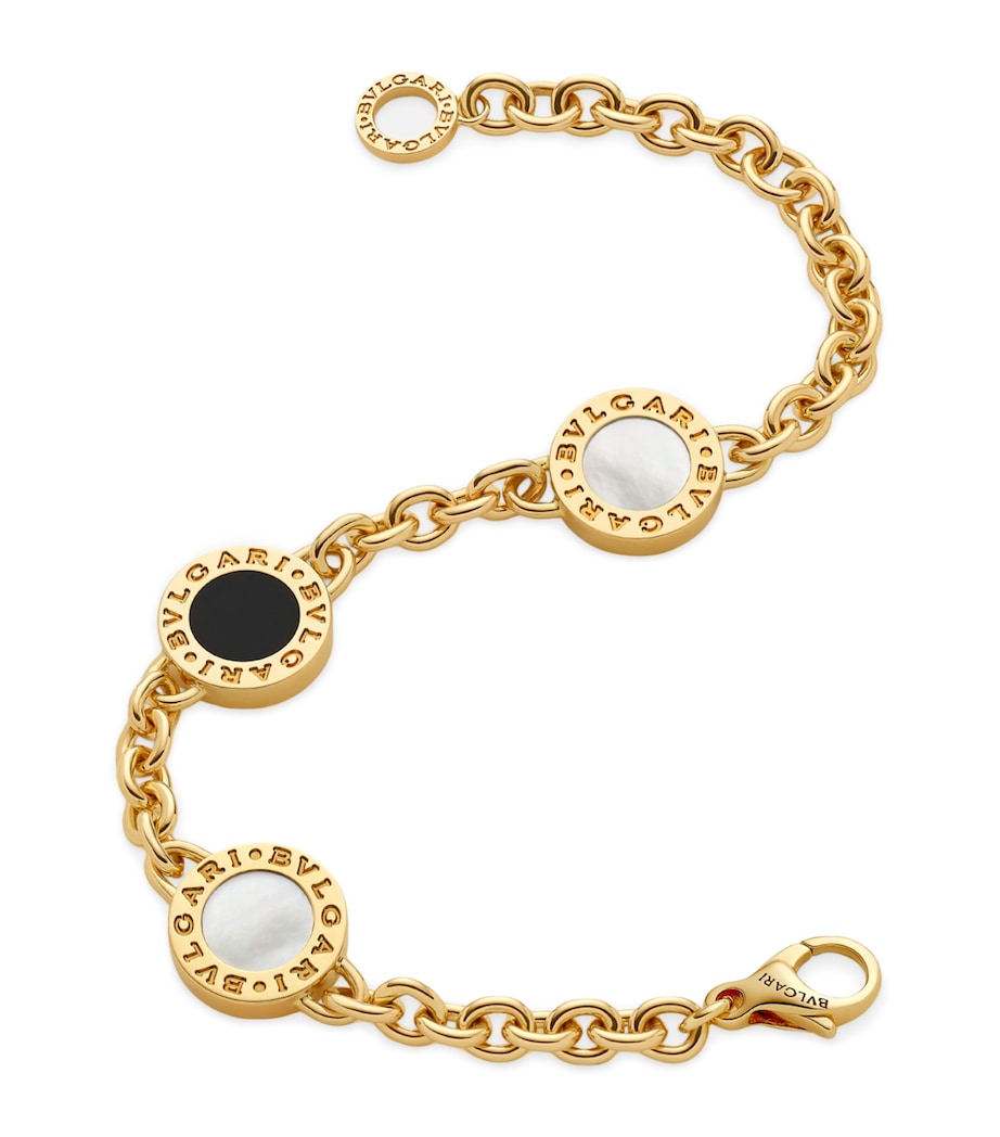 Bvlgari Yellow Gold, Mother-of-Pearl and Onyx Bvlgari Bvlgari Bracelet Gold Image 1