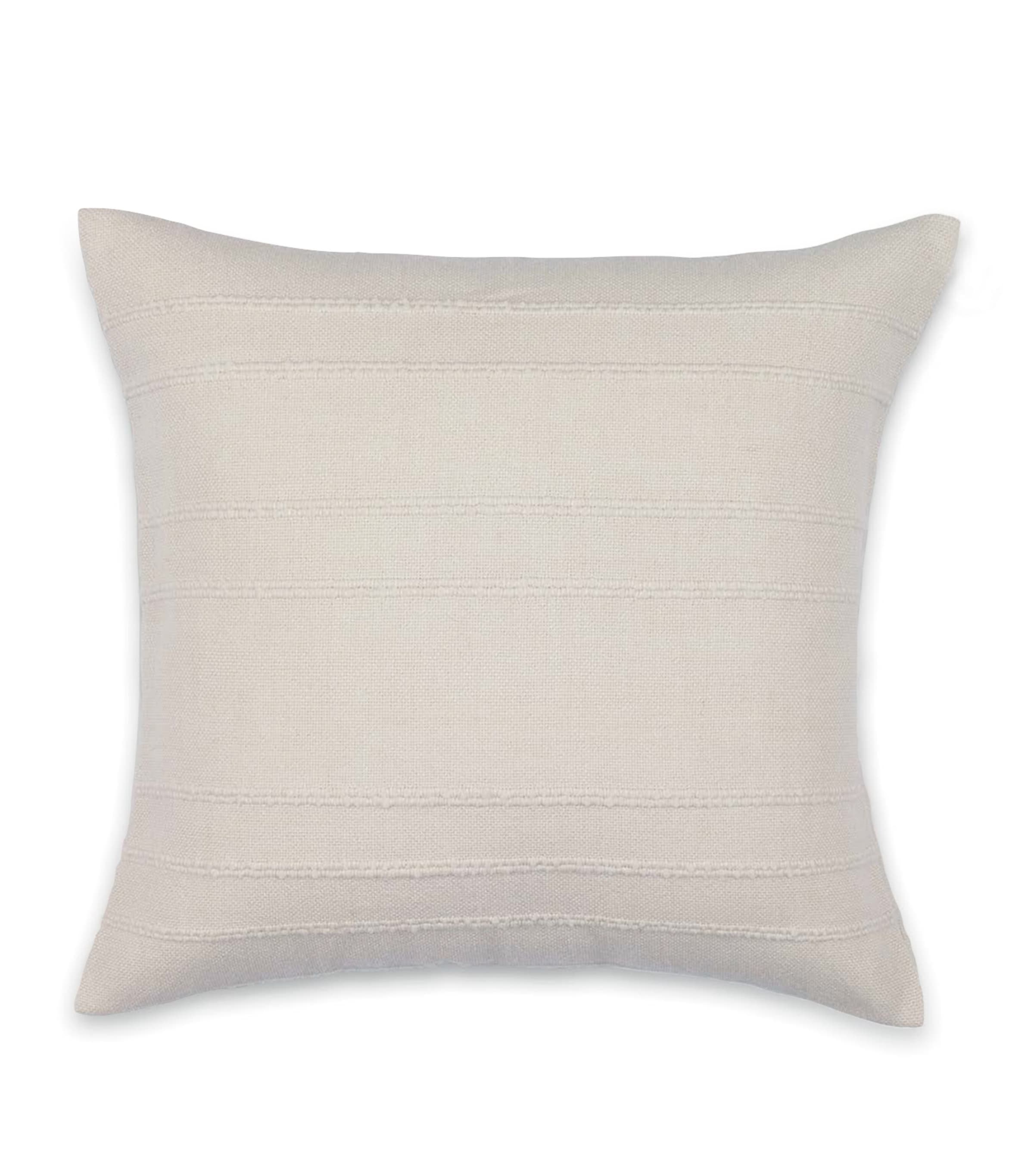 Hamam Wool Alpaca Ribbed Cushion Case In Neutral