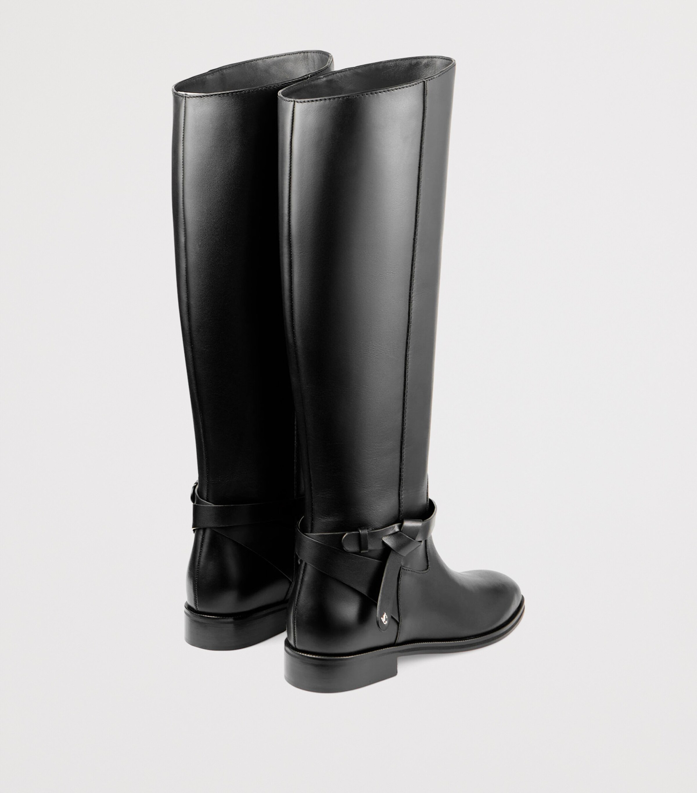 Lawton Leather Knee-High Boots BLACK/BLACK Image 3